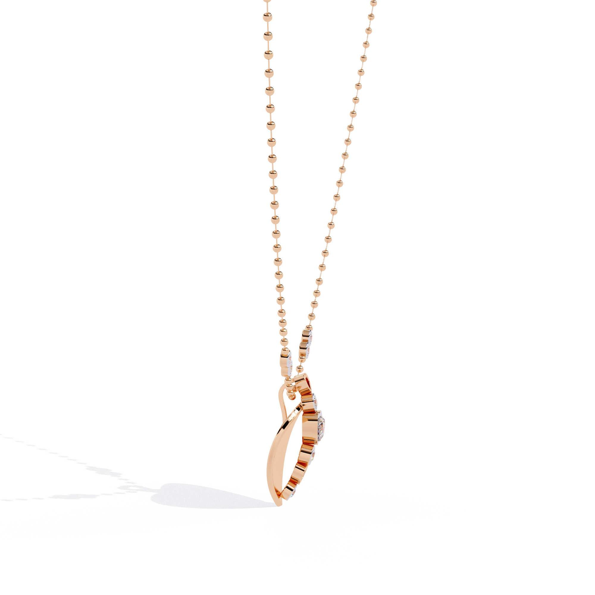Lab Grown Diamond Heart Pendant for Women