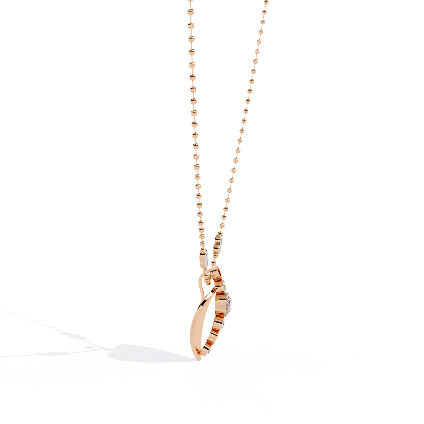 Lab Grown Diamond Heart Pendant for Women