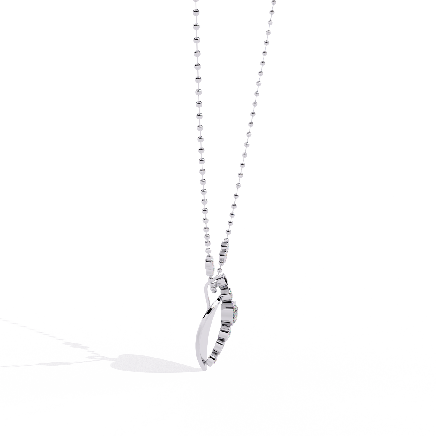 Lab Grown Diamond Heart Pendant for Women