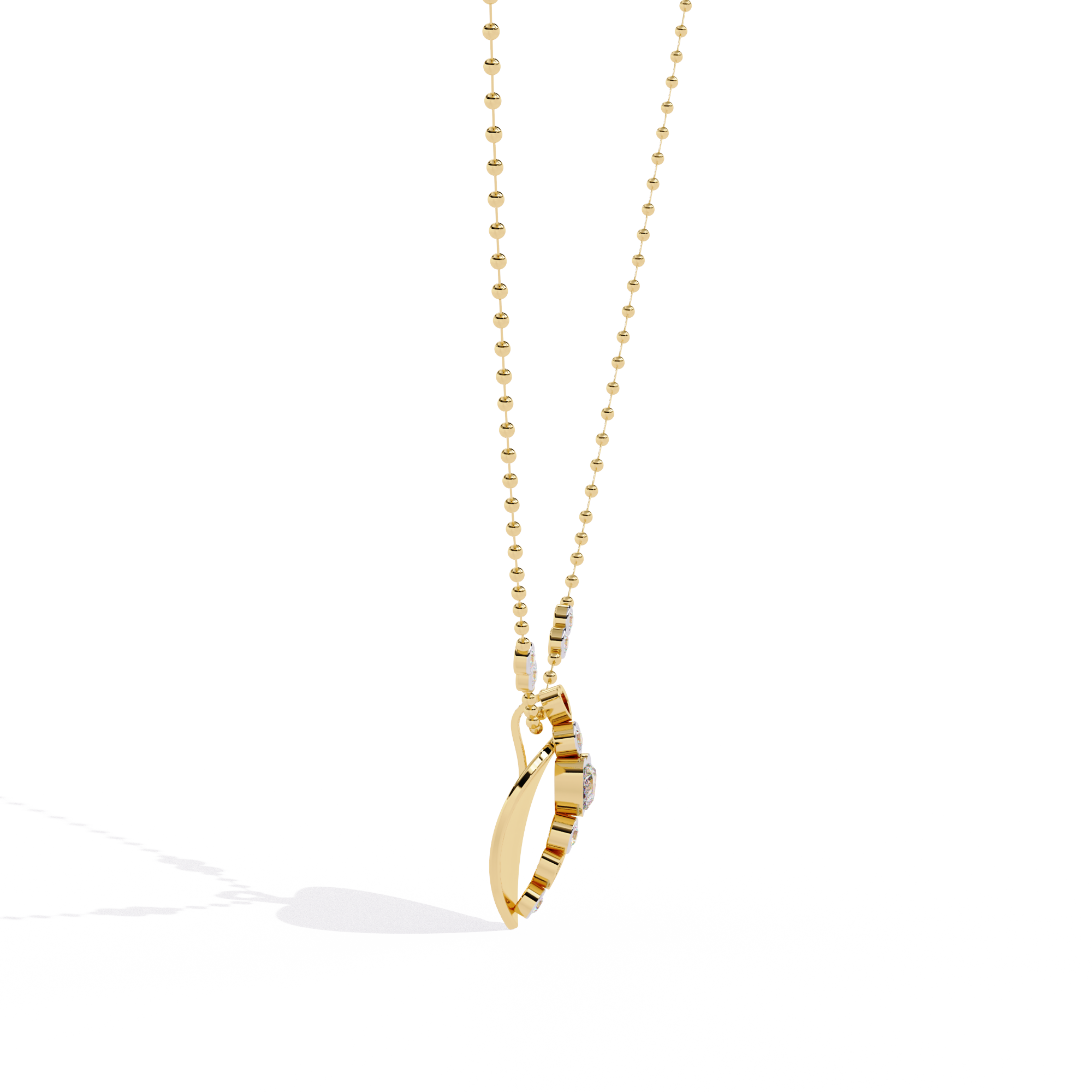 Lab Grown Diamond Heart Pendant for Women