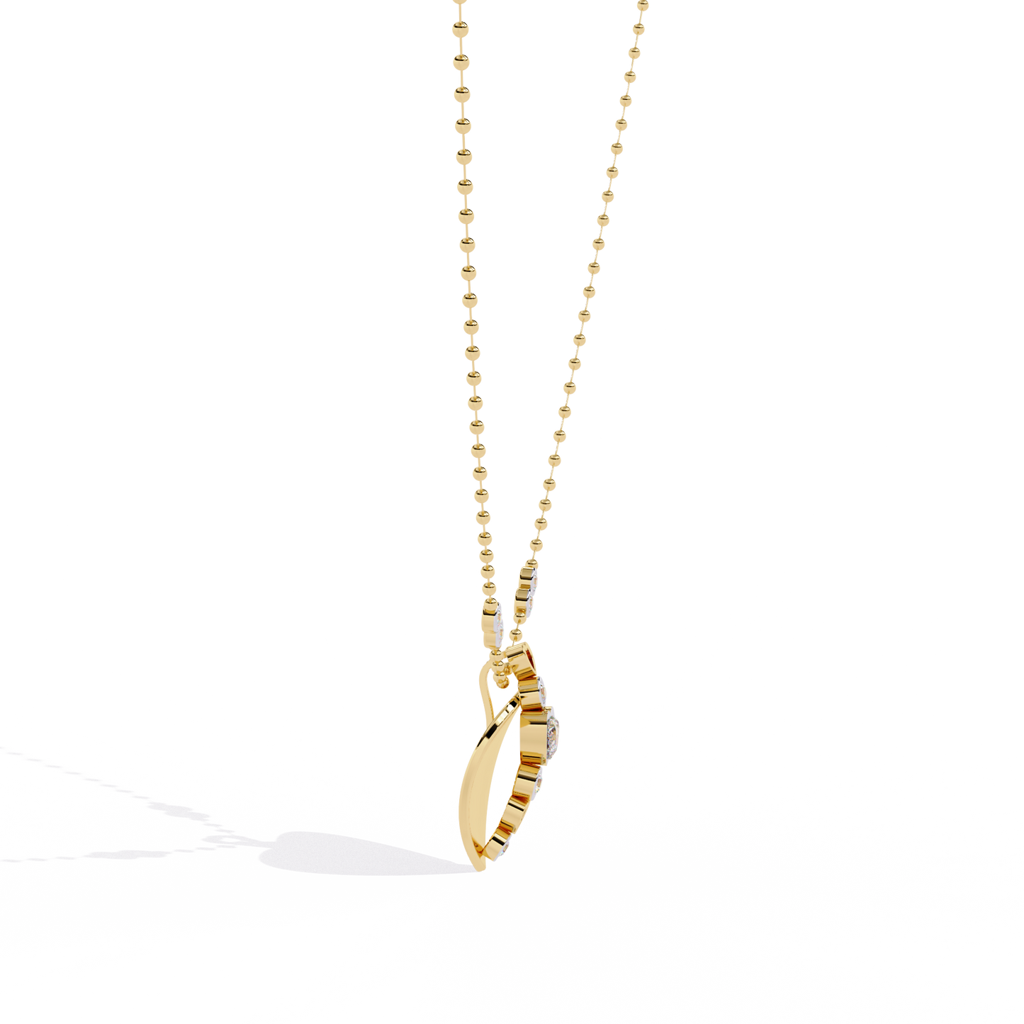 Lab Grown Diamond Heart Pendant for Women