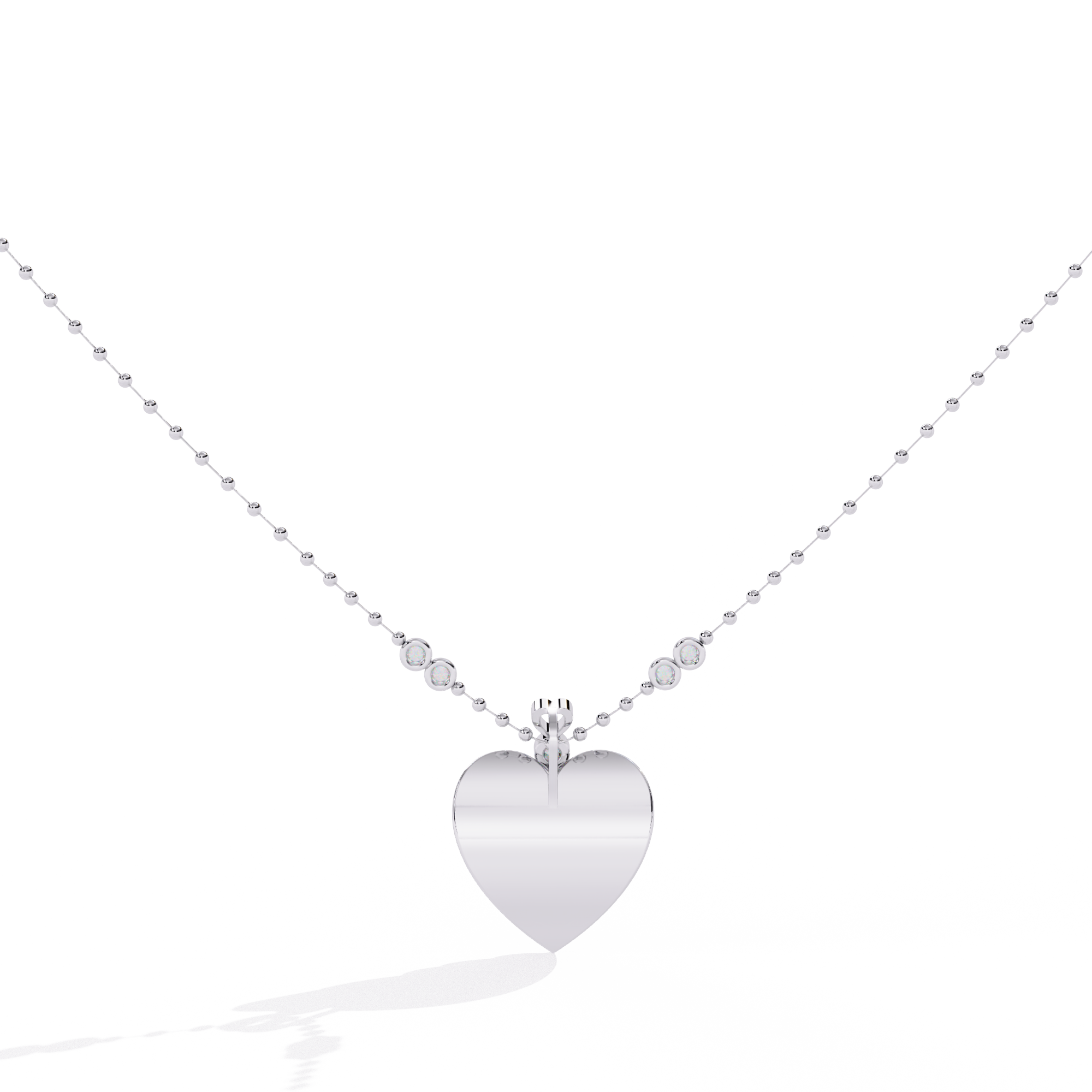 Lab Grown Diamond Heart Pendant for Women