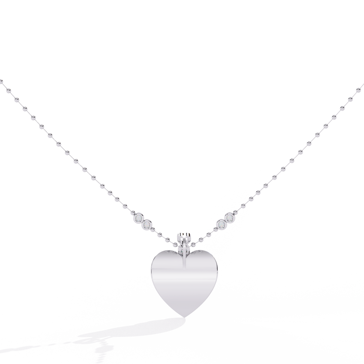 Lab Grown Diamond Heart Pendant for Women