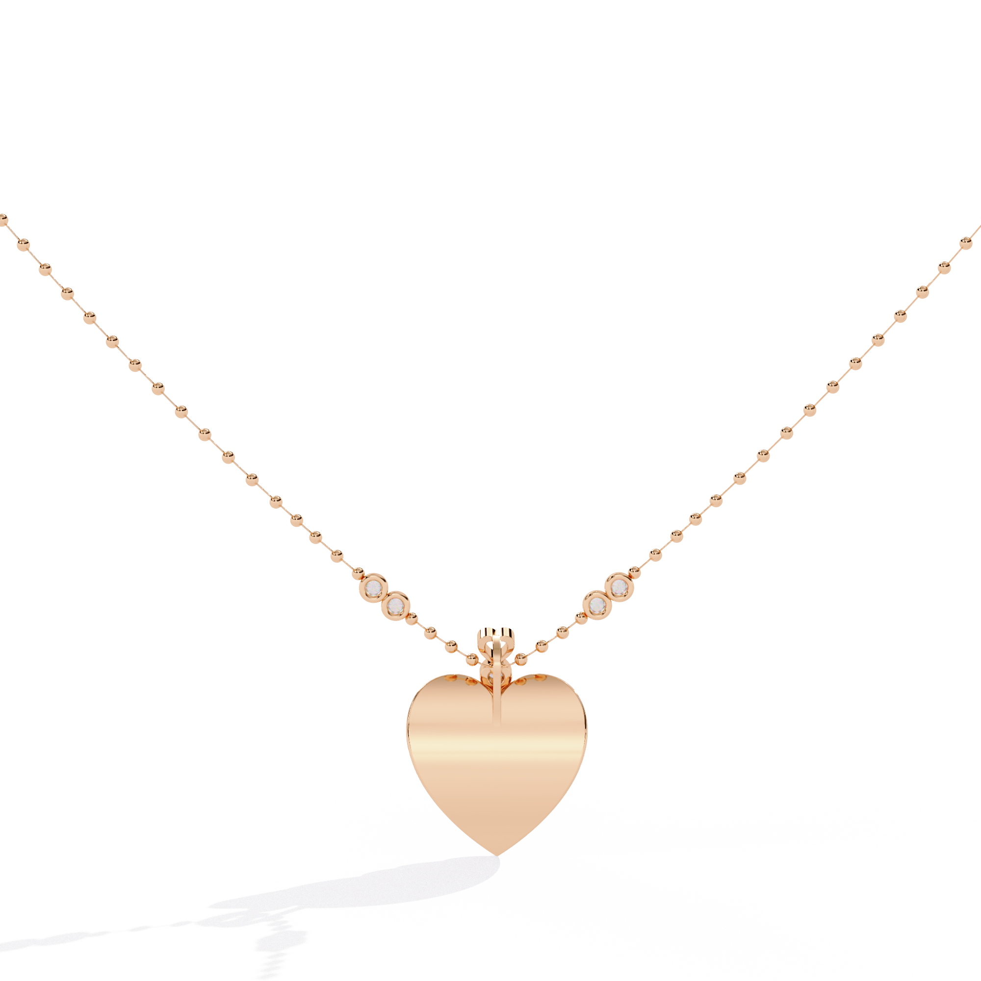 Lab Grown Diamond Heart Pendant for Women