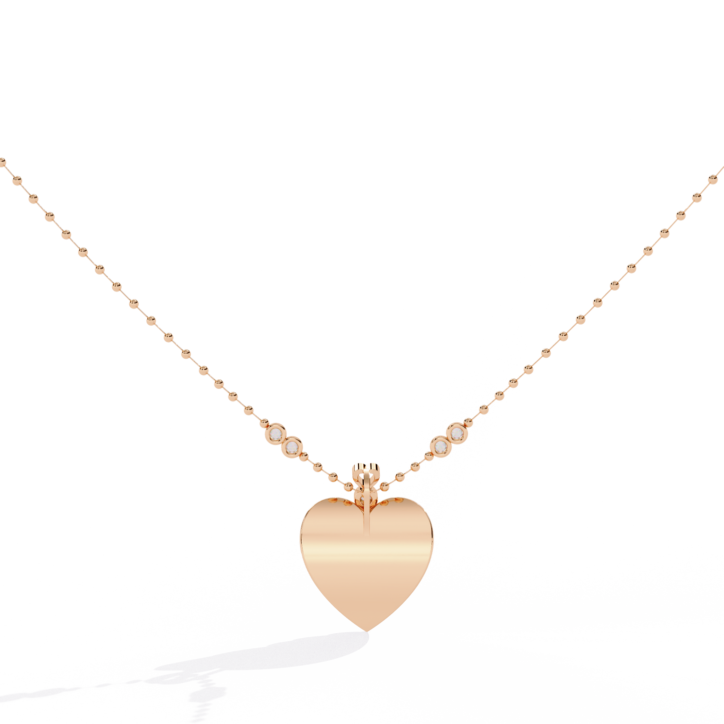 Lab Grown Diamond Heart Pendant for Women