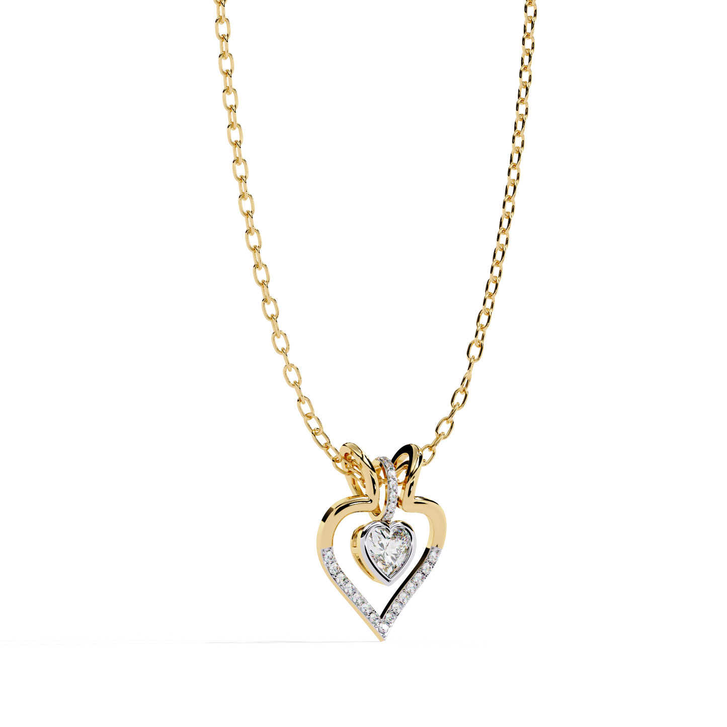 Dangling Heart Pendant