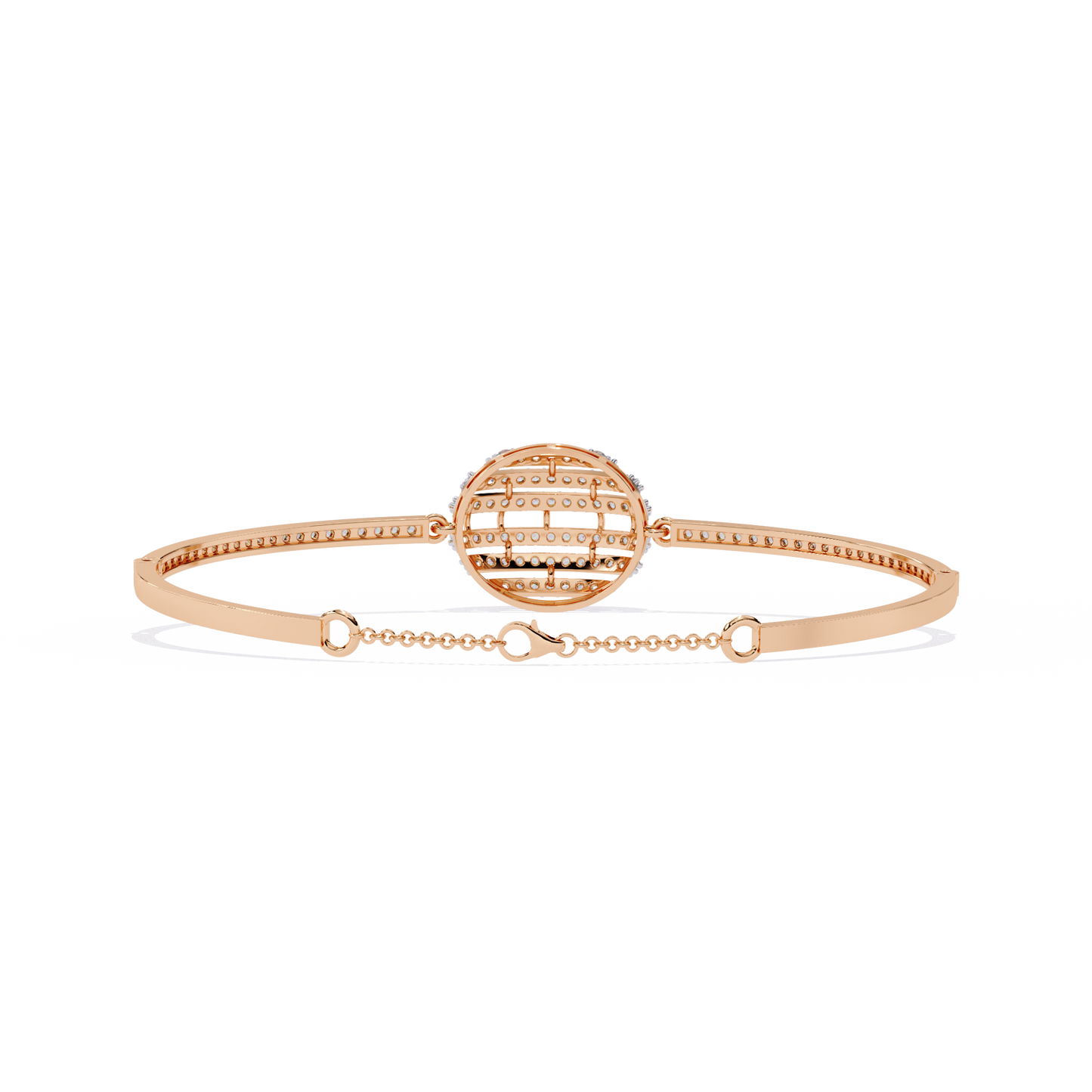 Striking Diamond Bracelet with Layered