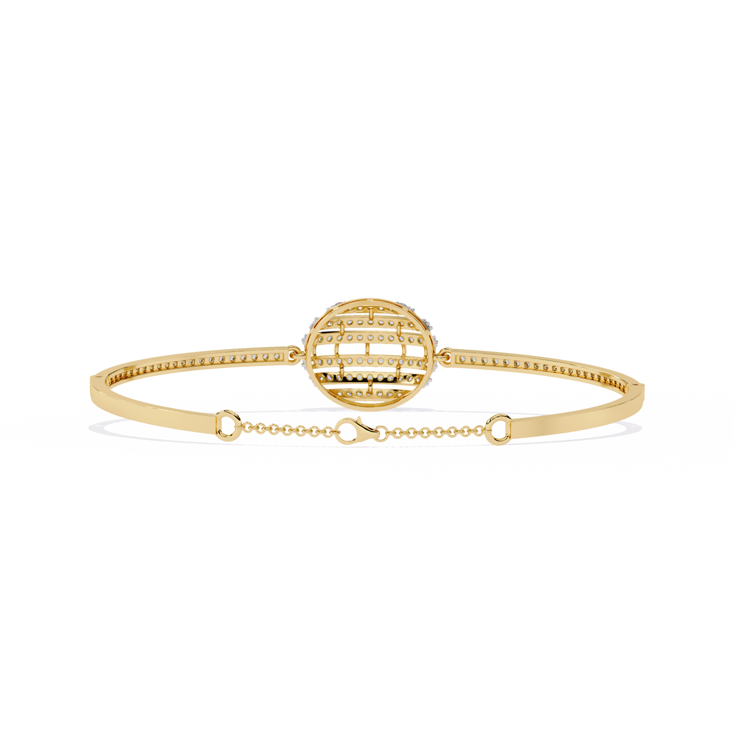 Striking Diamond Bracelet with Layered