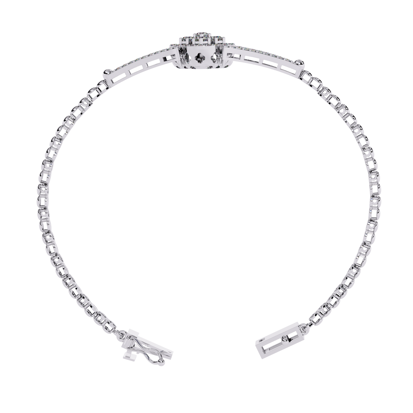 Buy Lab Grown Diamond Kada Bracelet Online India
