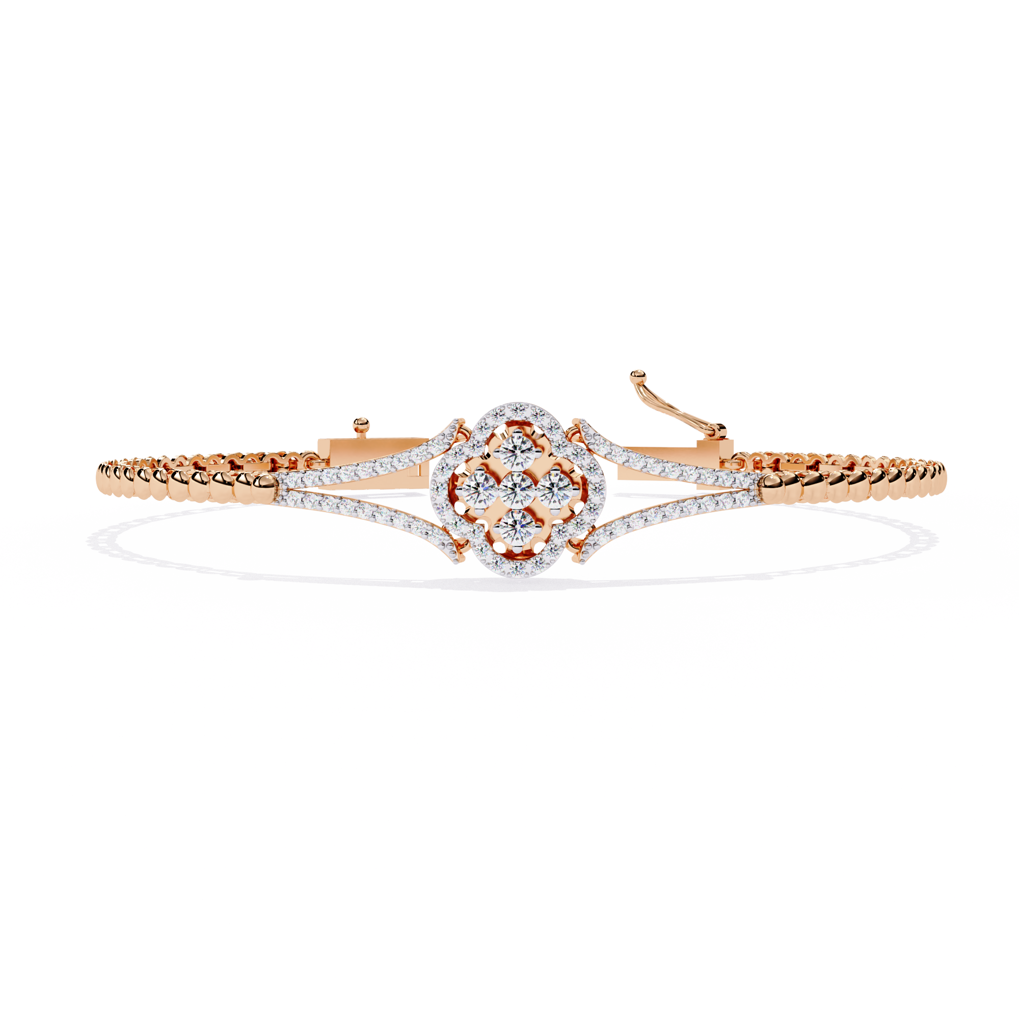 Buy Lab Grown Diamond Kada Bracelet Online India
