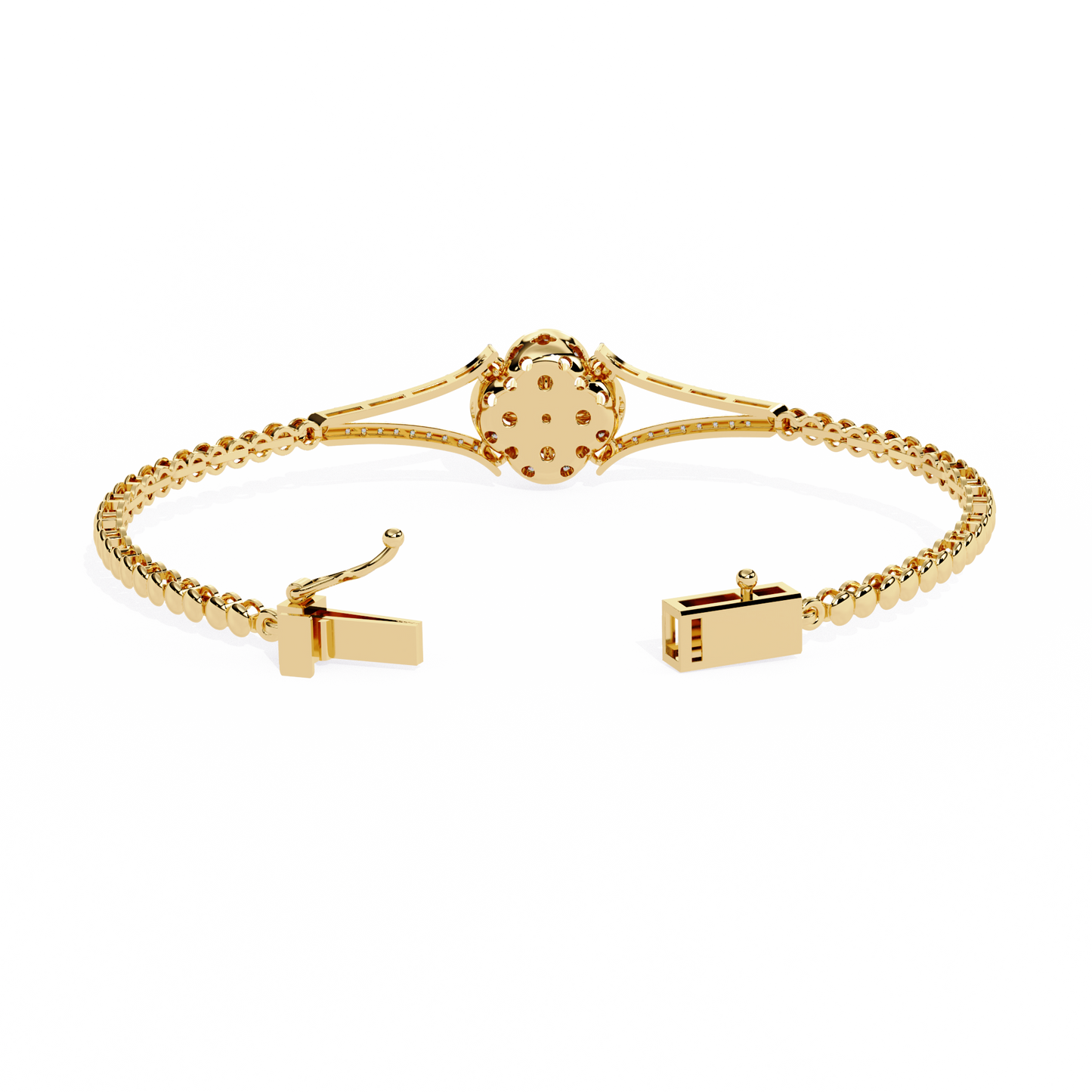 Buy Lab Grown Diamond Kada Bracelet Online India