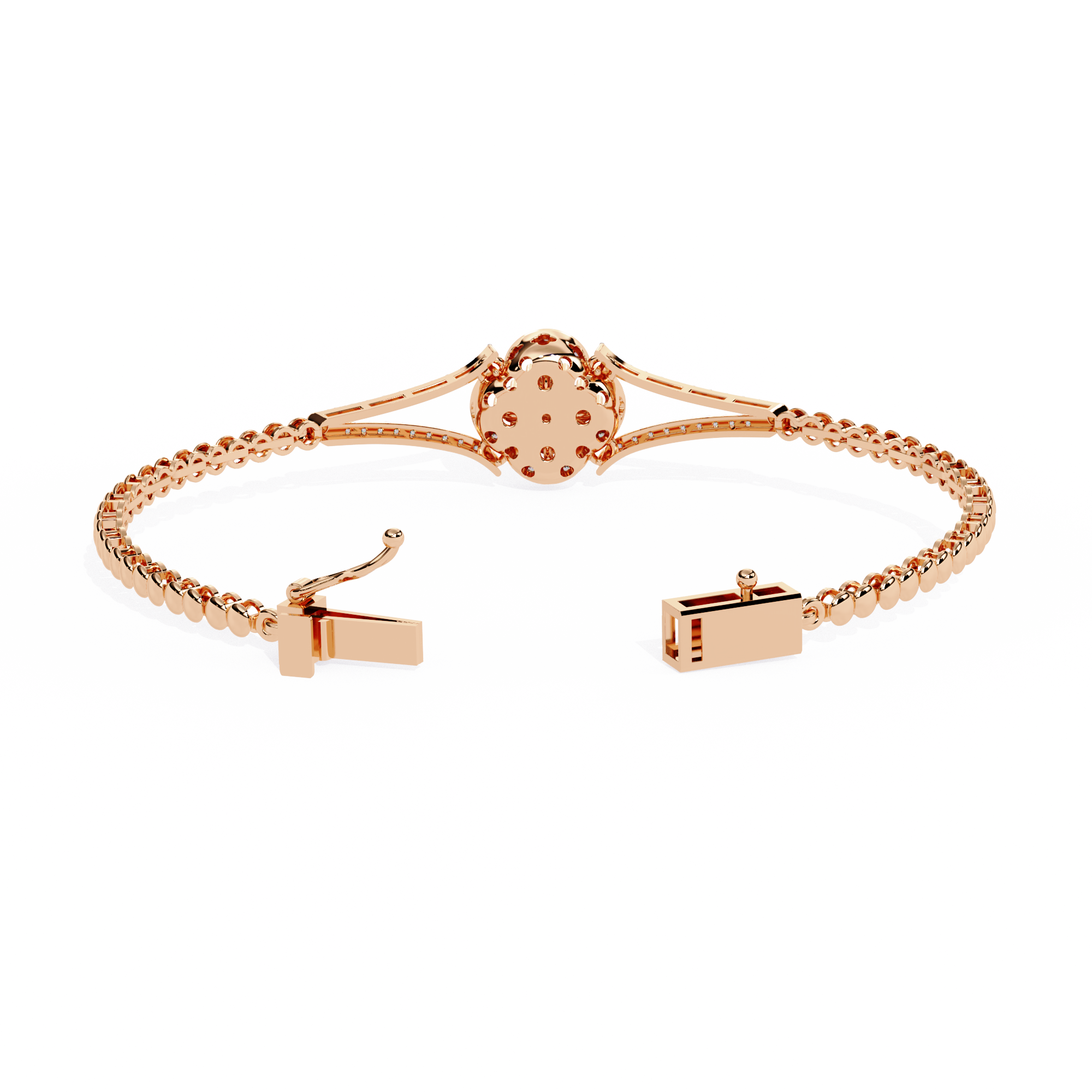Buy Lab Grown Diamond Kada Bracelet Online India