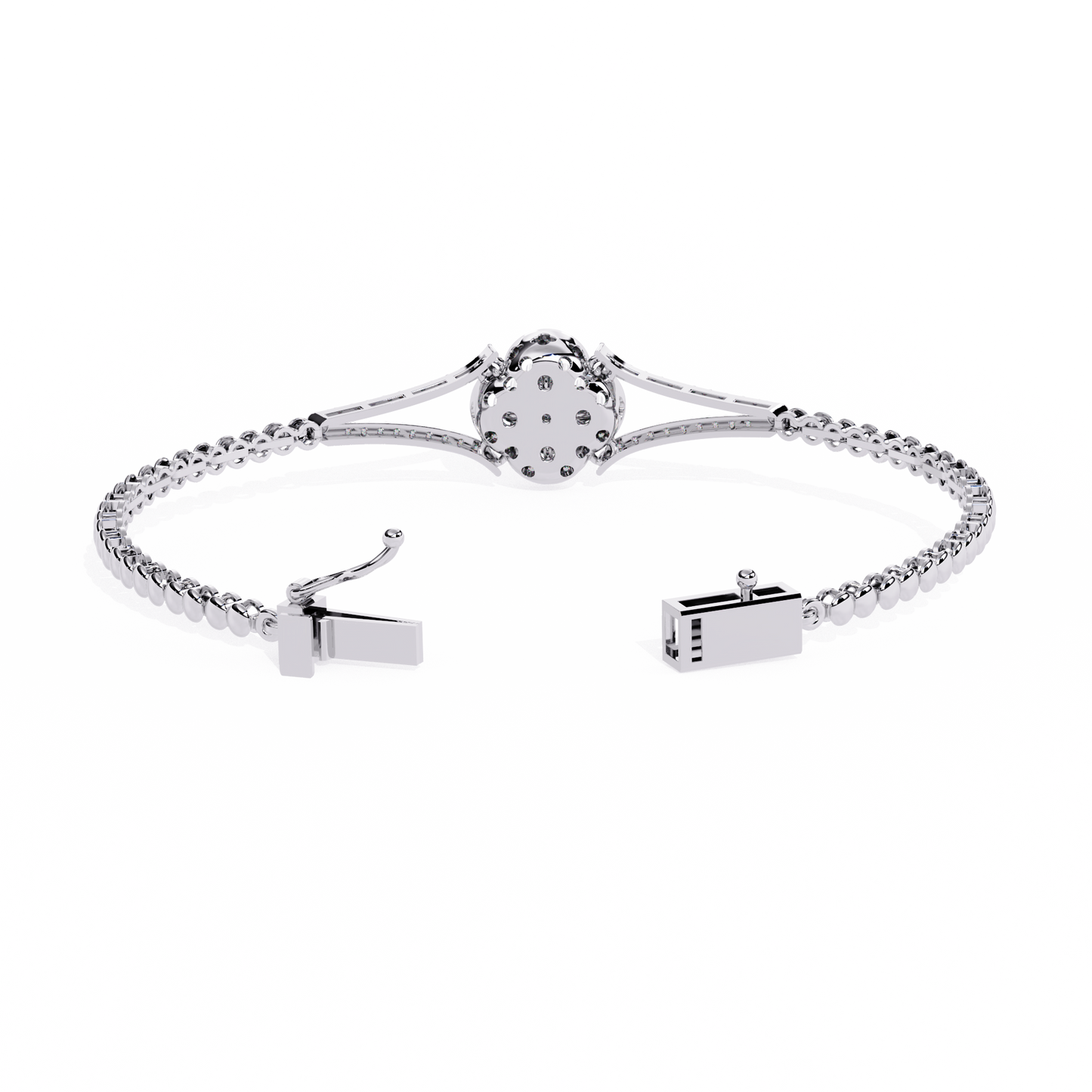 Buy Lab Grown Diamond Kada Bracelet Online India