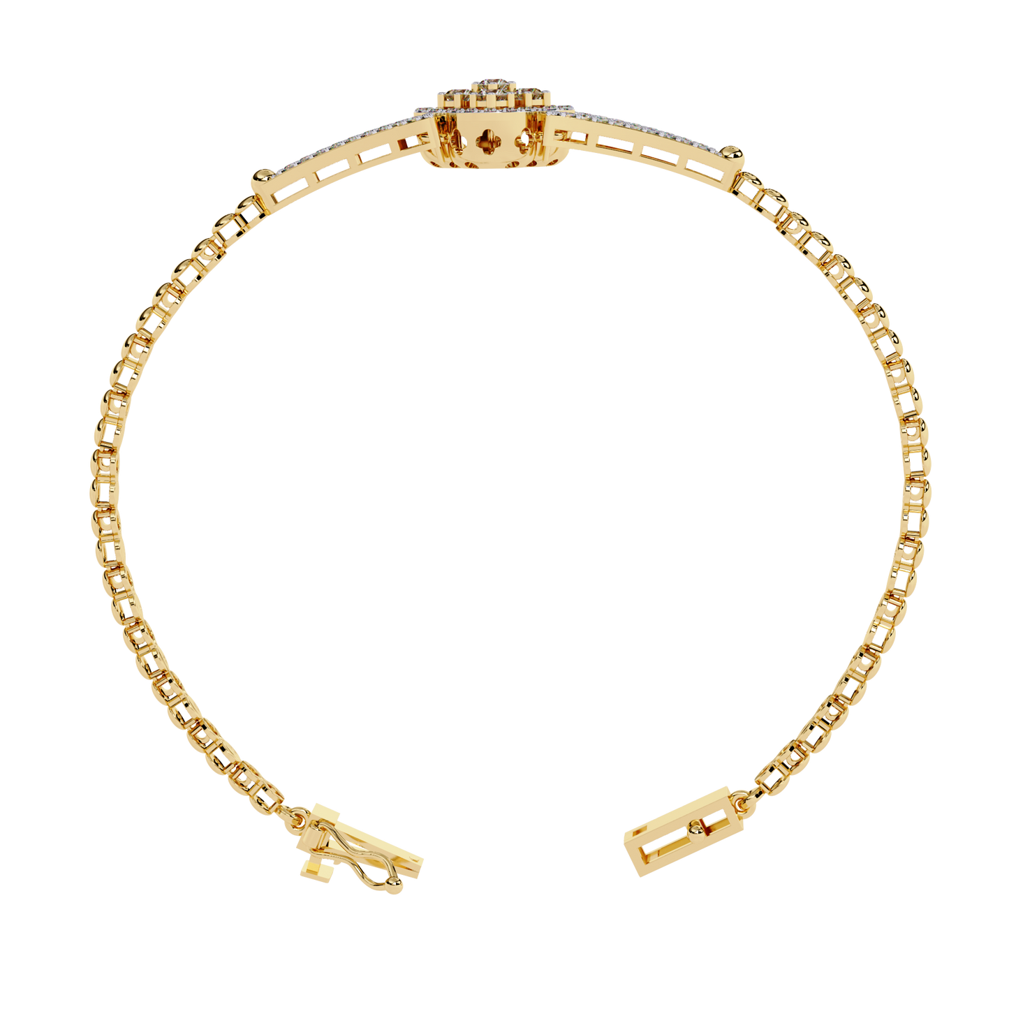 Buy Lab Grown Diamond Kada Bracelet Online India