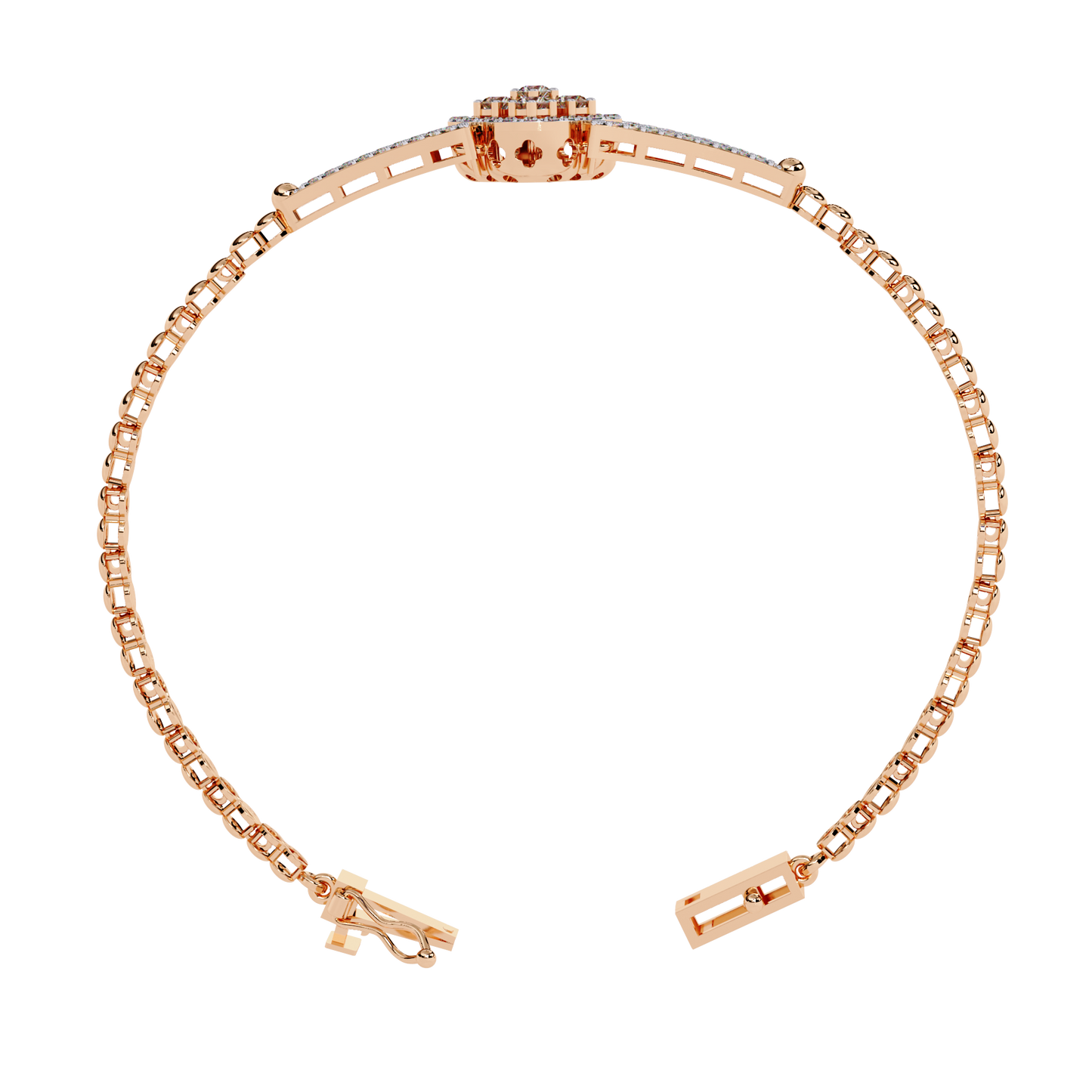 Buy Lab Grown Diamond Kada Bracelet Online India