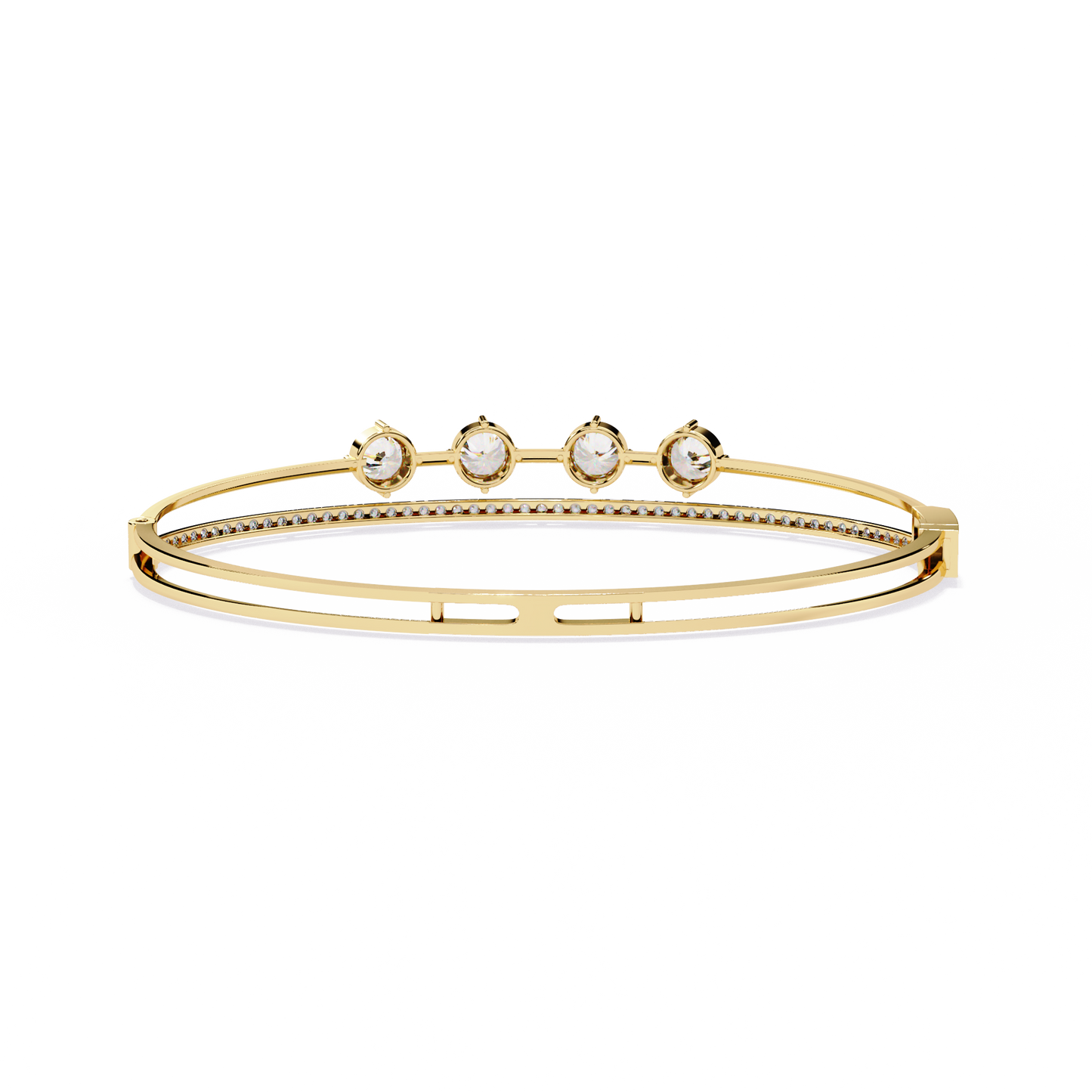 Layered in Light Diamond Kada Bracelet