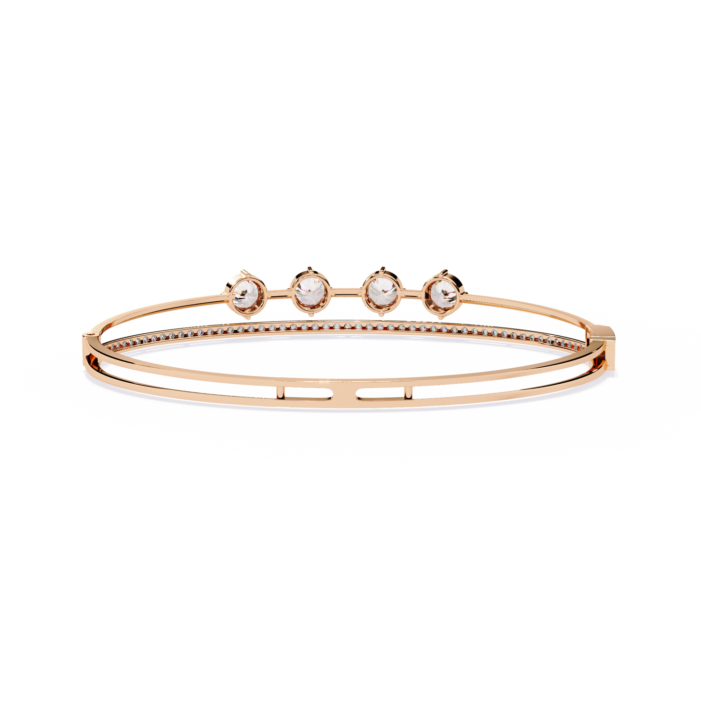 Layered in Light Diamond Kada Bracelet