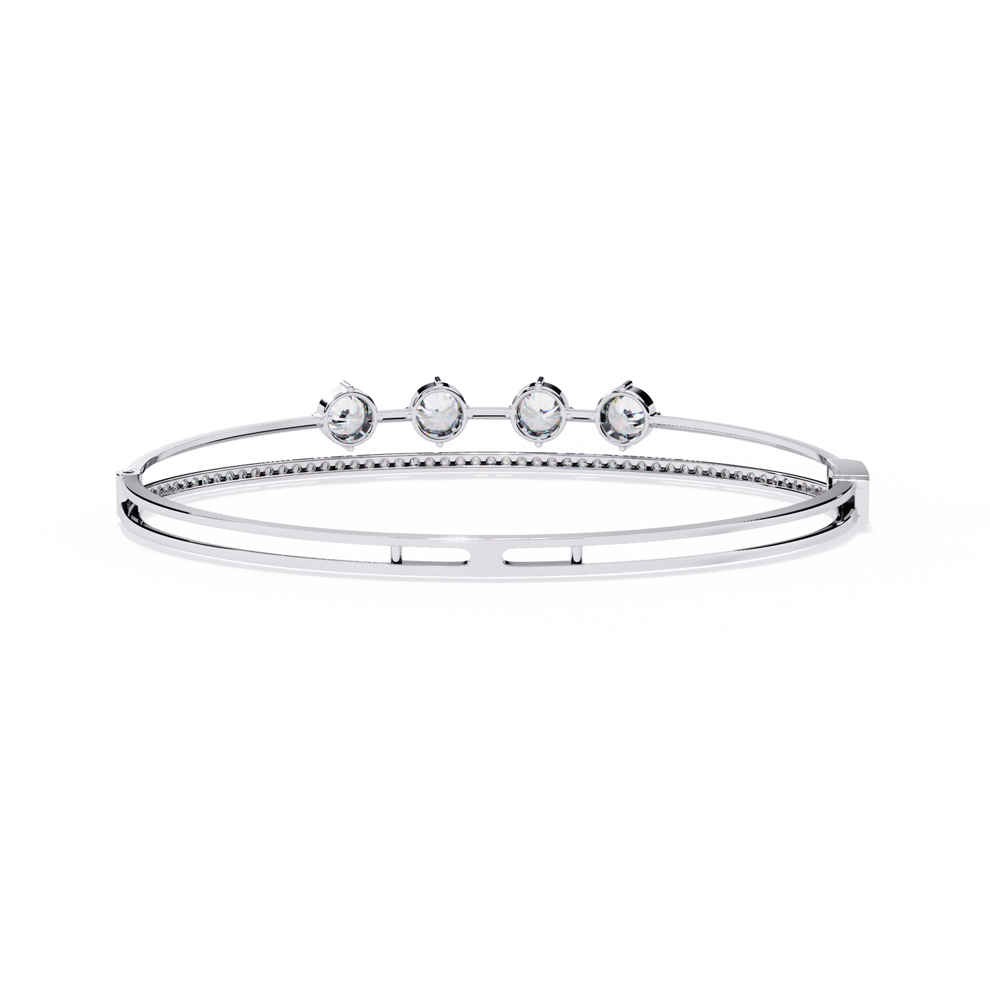 Layered in Light Diamond Kada Bracelet