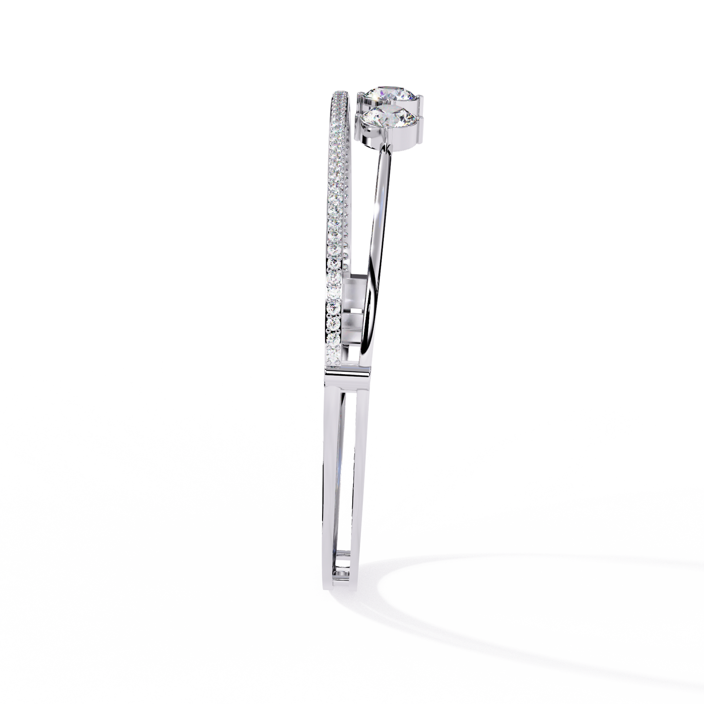 Layered in Light Diamond Kada Bracelet