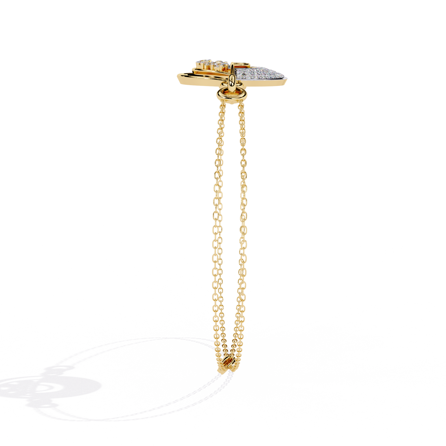 Daily wear round diamond bracelet