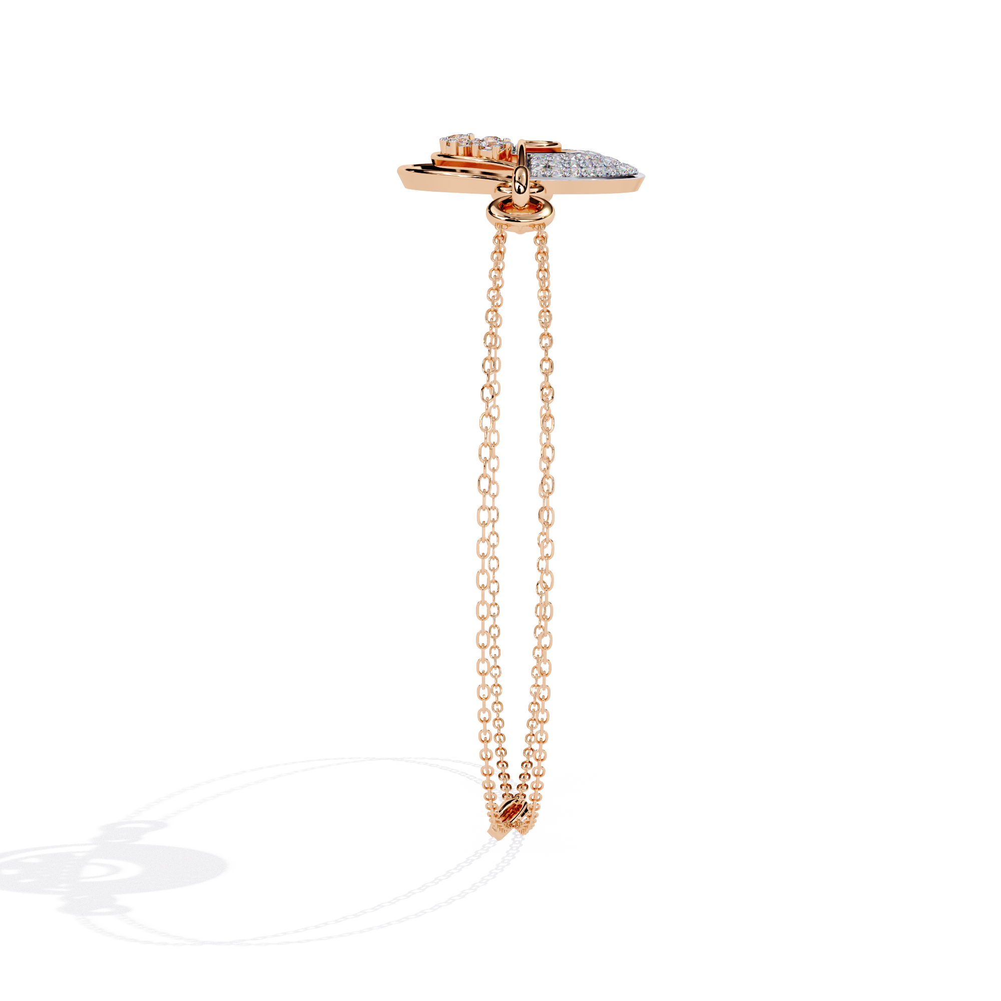 Daily wear round diamond bracelet