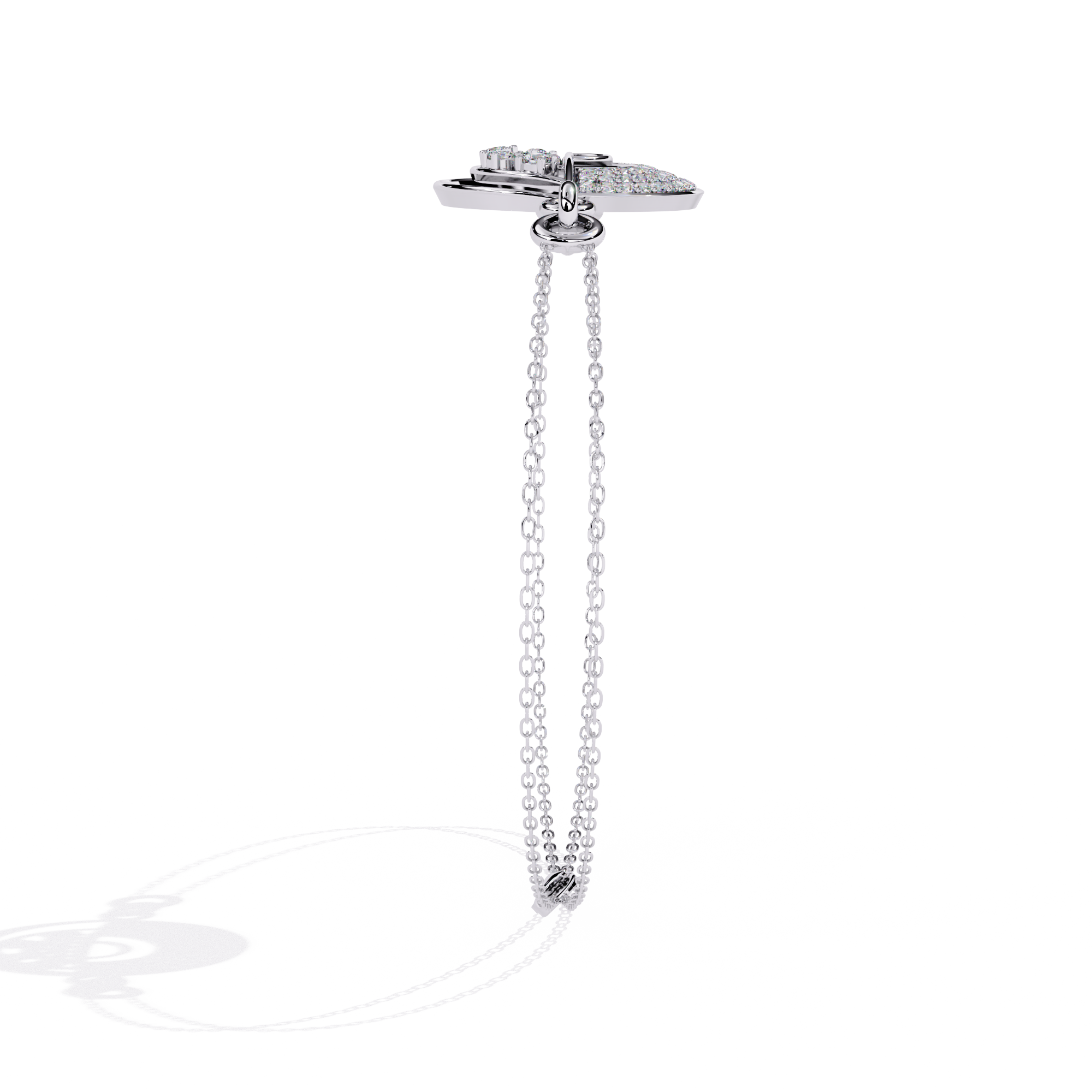 Daily wear round diamond bracelet