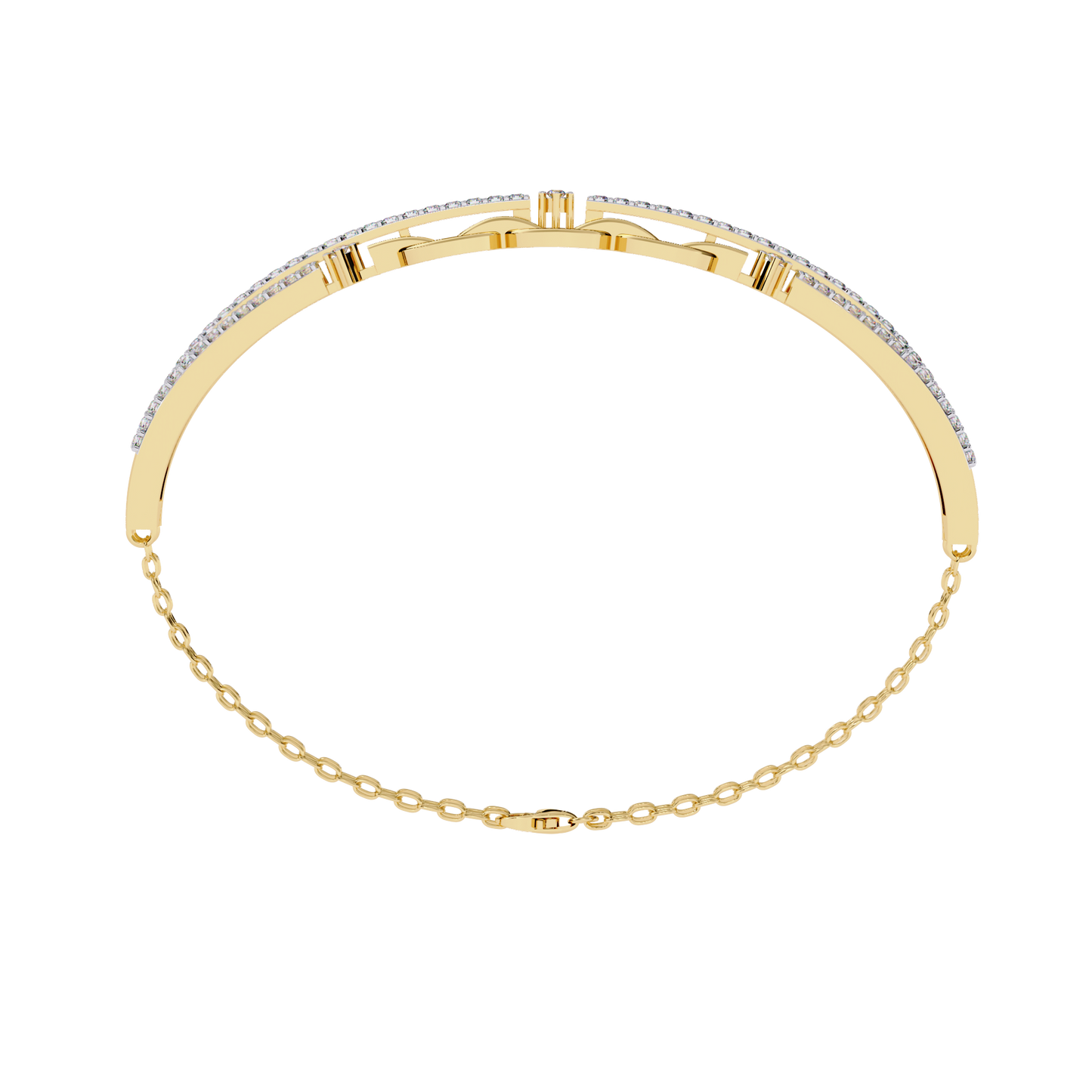 Meant to Align Diamond Kada Bracelet
