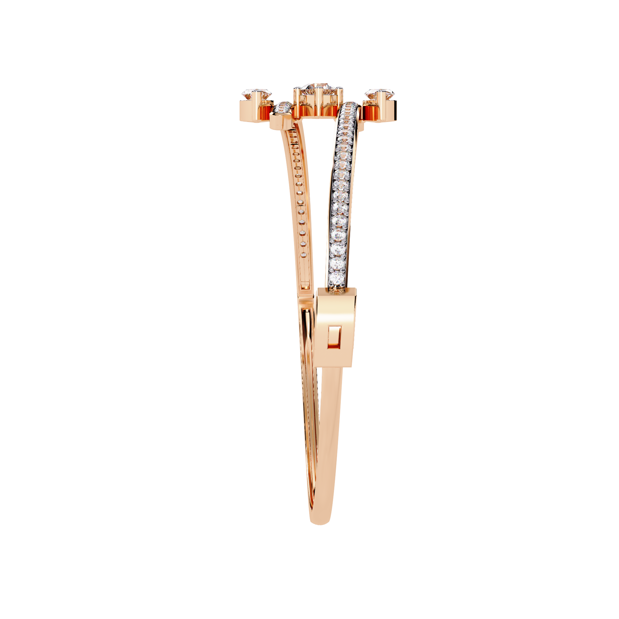 SPARKLY DIAMOND KADA BRACELET