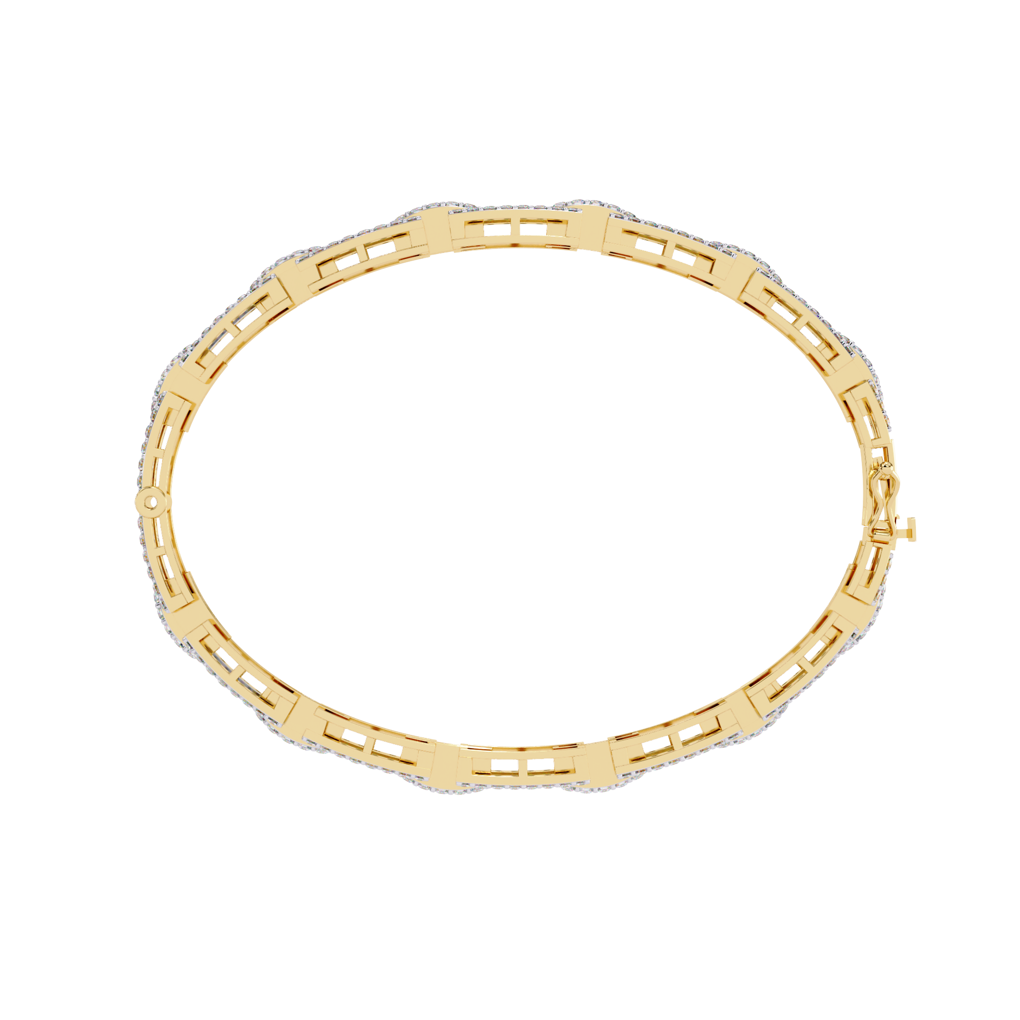 Synthetic Diamond Bracelet