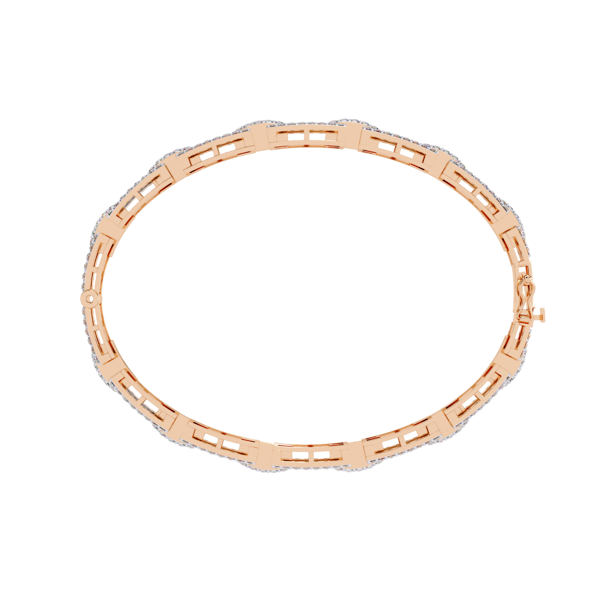 Synthetic Diamond Bracelet