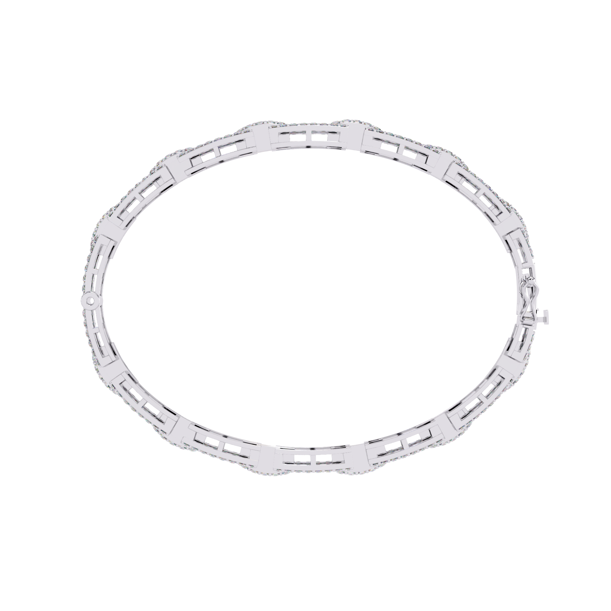 Synthetic Diamond Bracelet