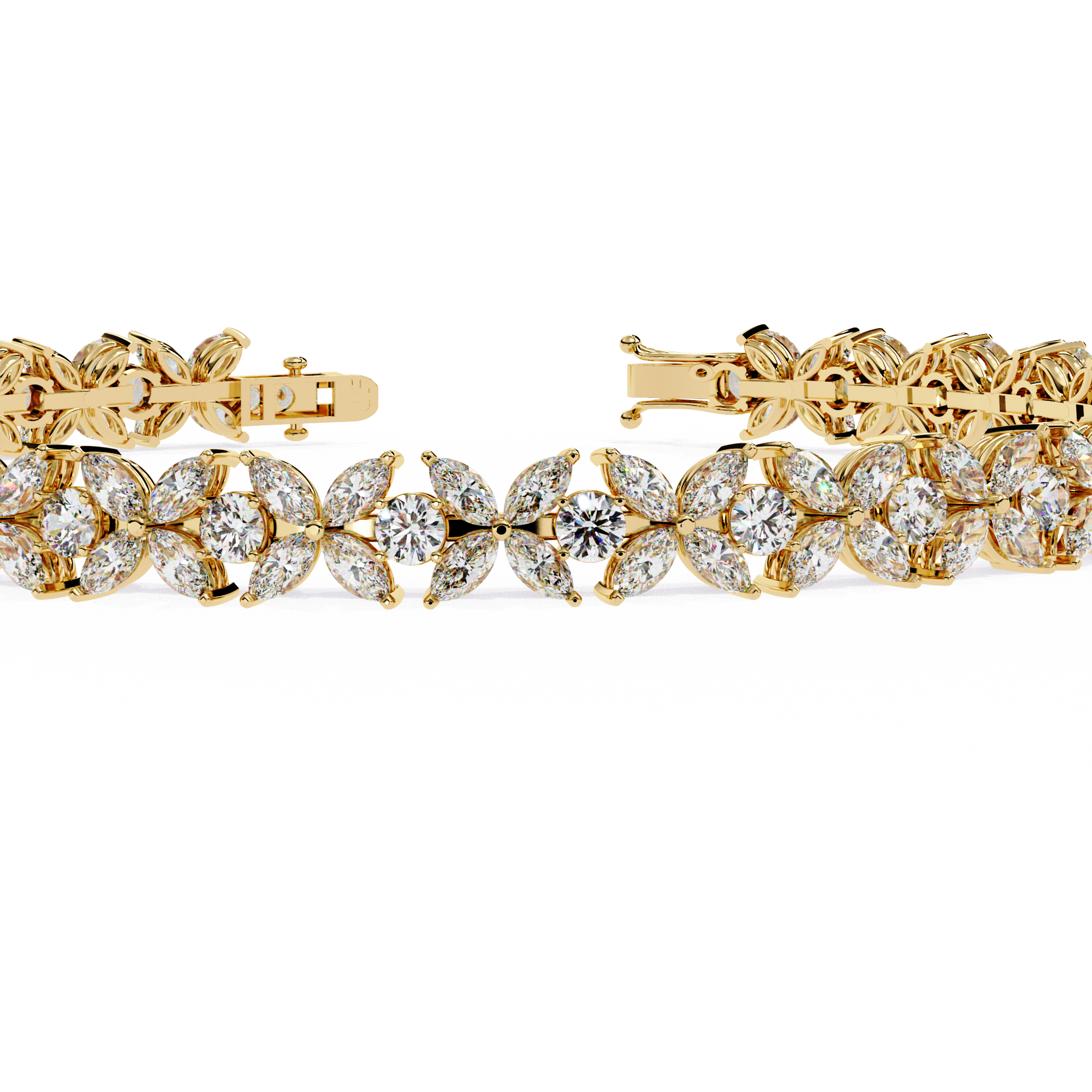Alyssa Marquise Tennis Bracelet