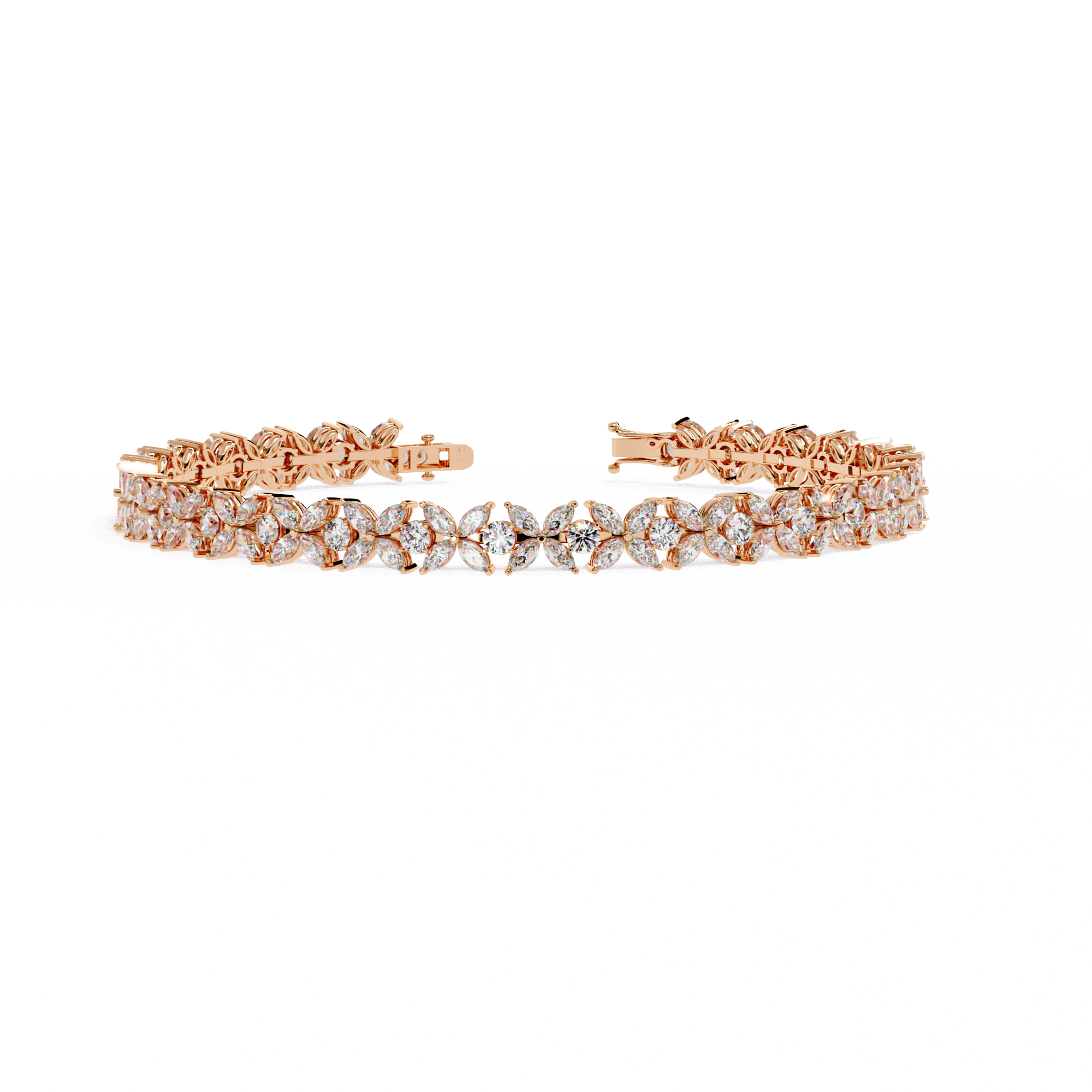 Alyssa Marquise Tennis Bracelet