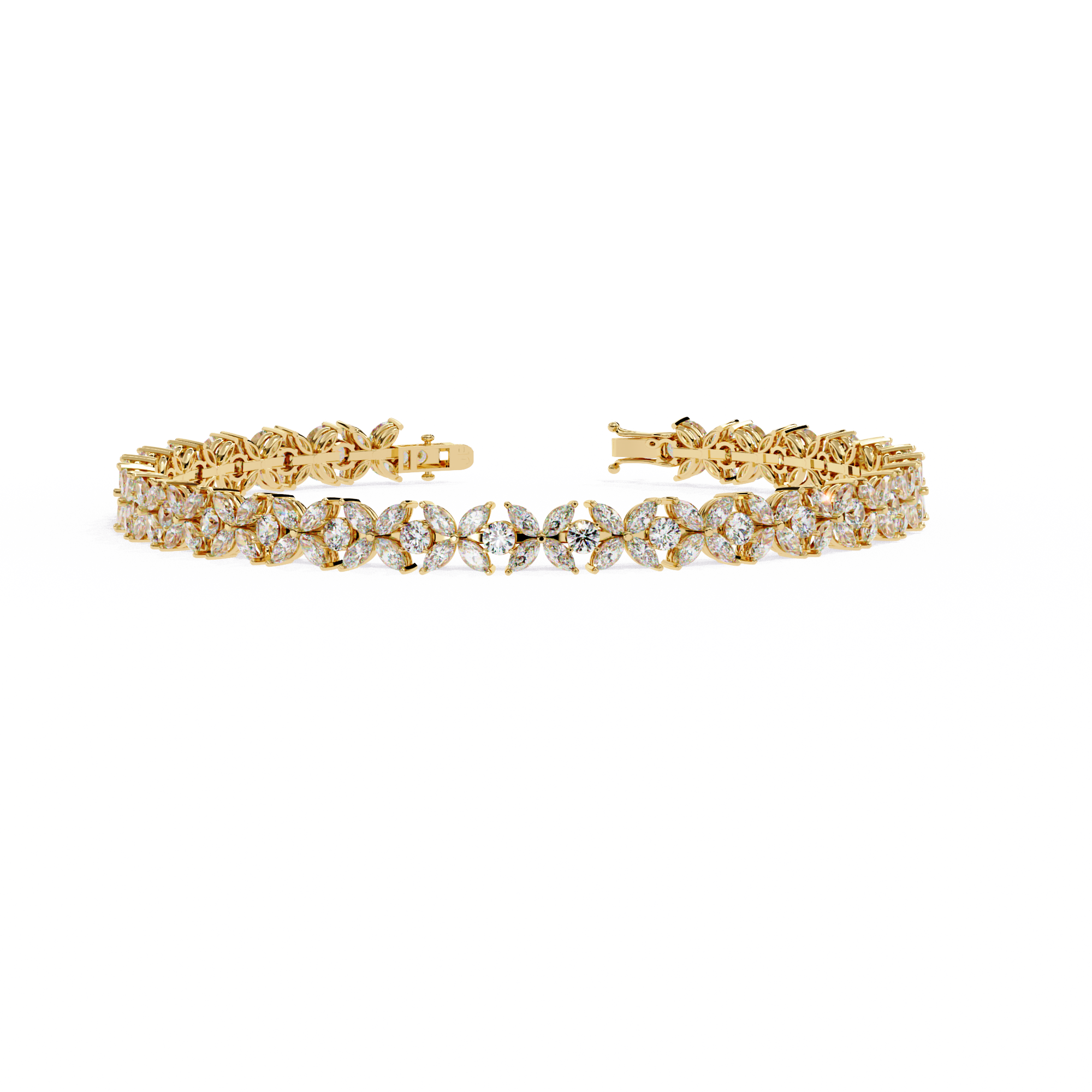 Alyssa Marquise Tennis Bracelet