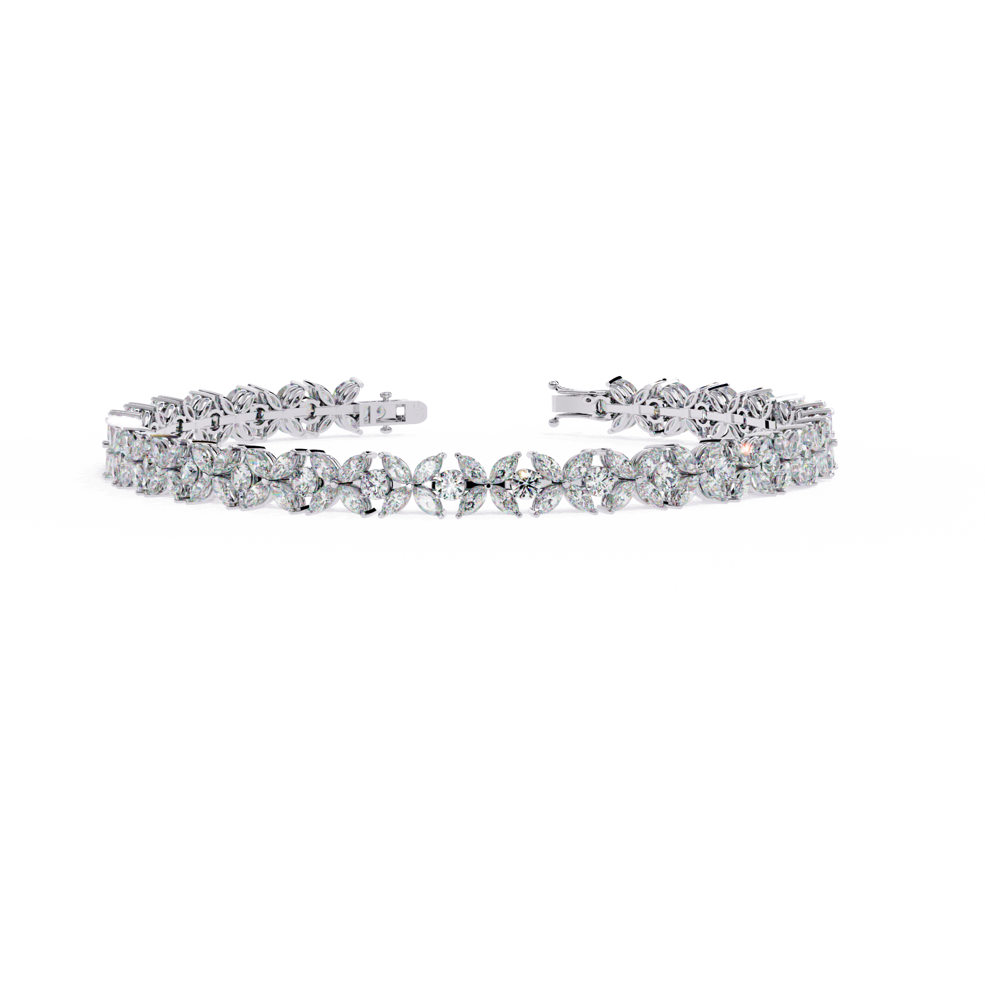 Alyssa Marquise Tennis Bracelet
