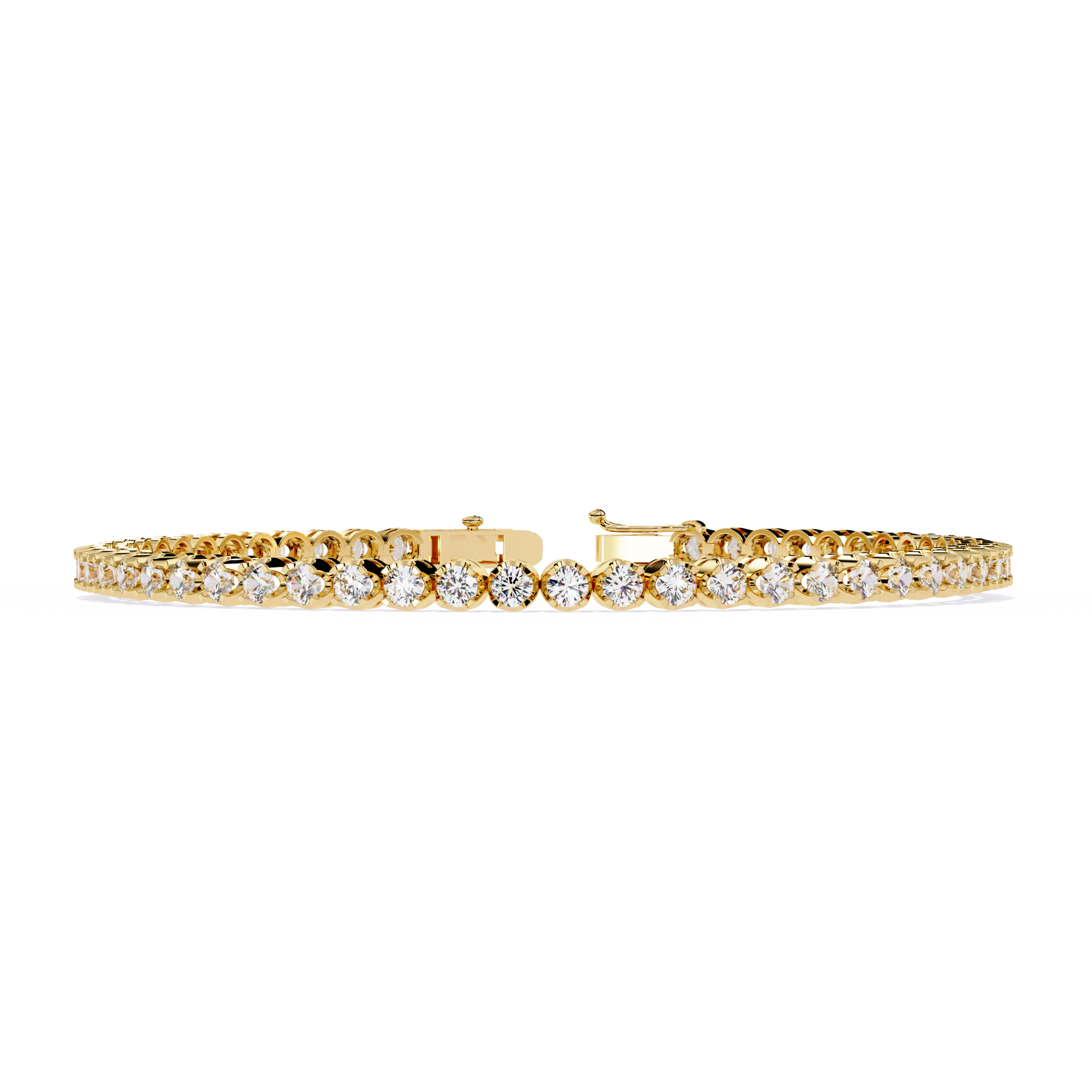 Tennis Diamond Bracelet in Round Lab Grown Diamonds