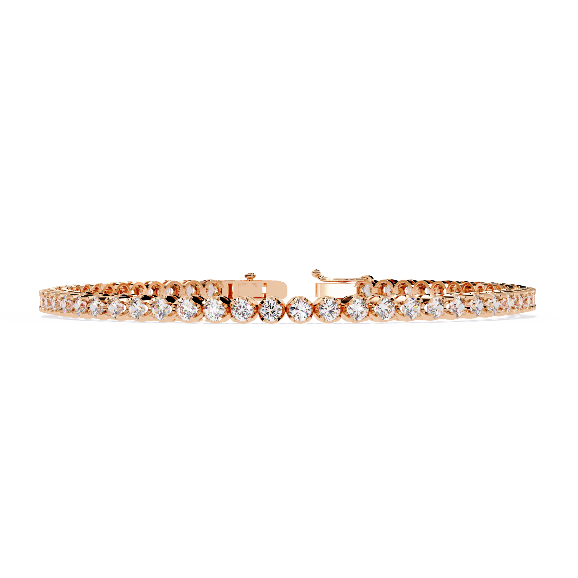 Tennis Diamond Bracelet in Round Lab Grown Diamonds