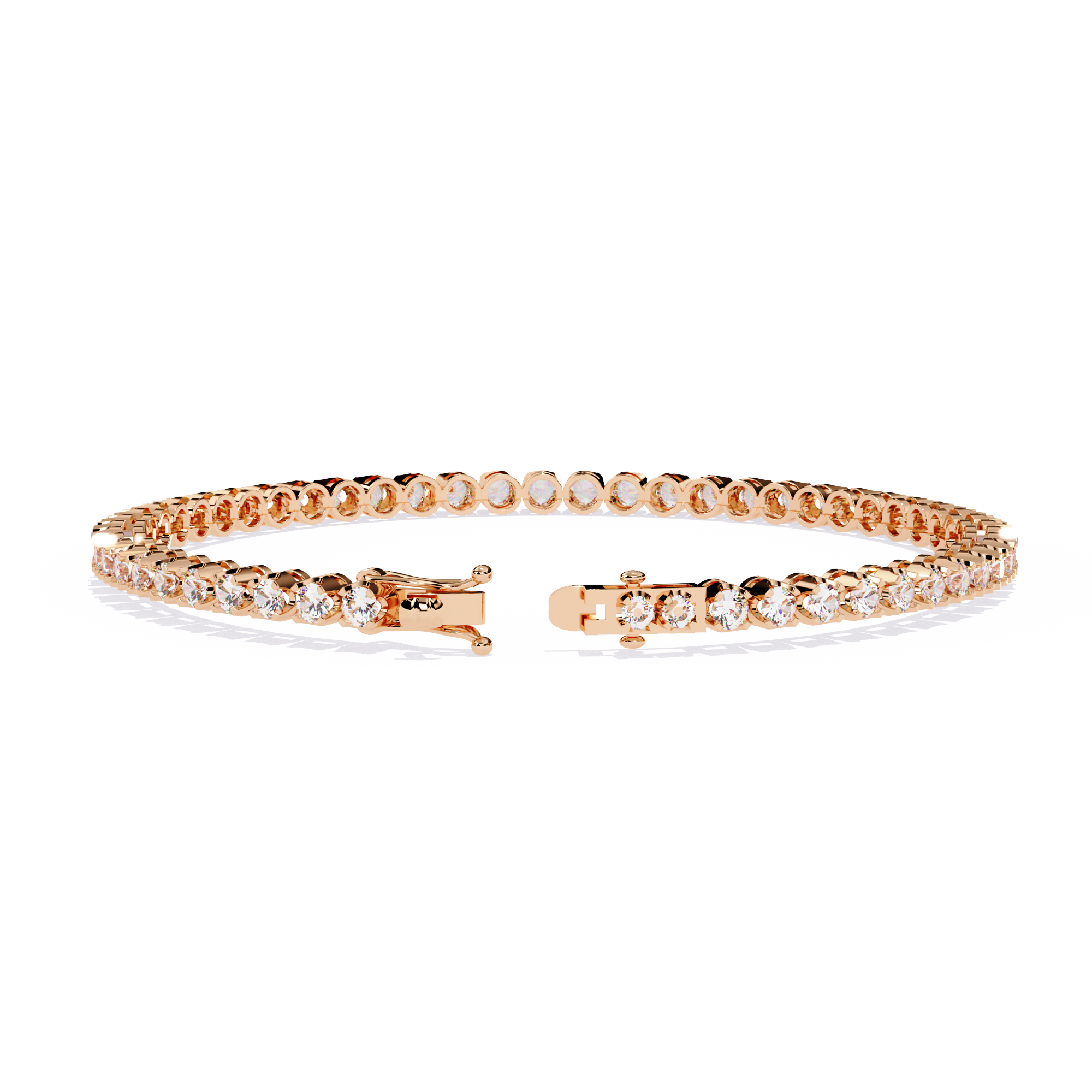 Tennis Diamond Bracelet in Round Lab Grown Diamonds
