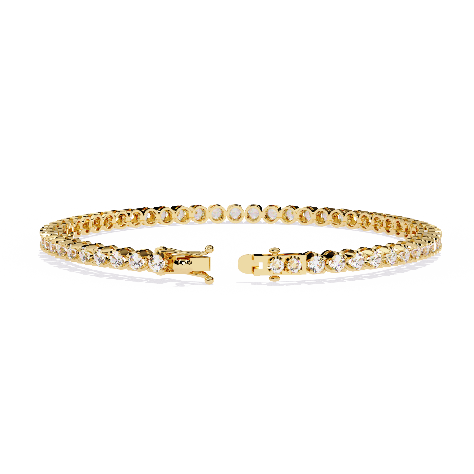 Tennis Diamond Bracelet in Round Lab Grown Diamonds