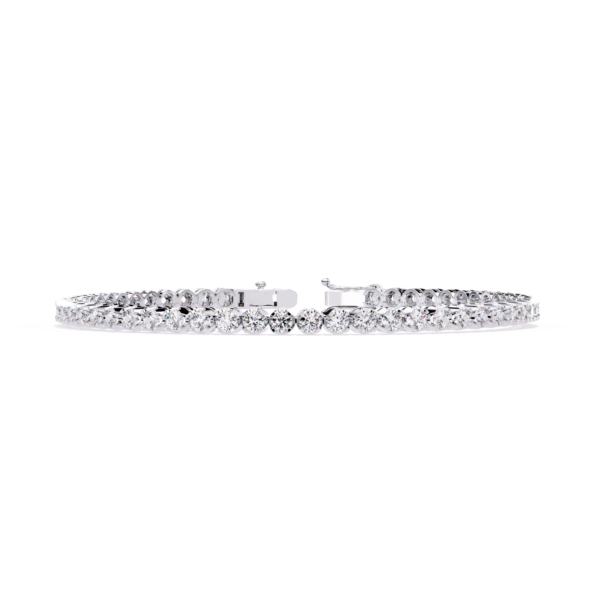 Tennis Diamond Bracelet in Round Lab Grown Diamonds