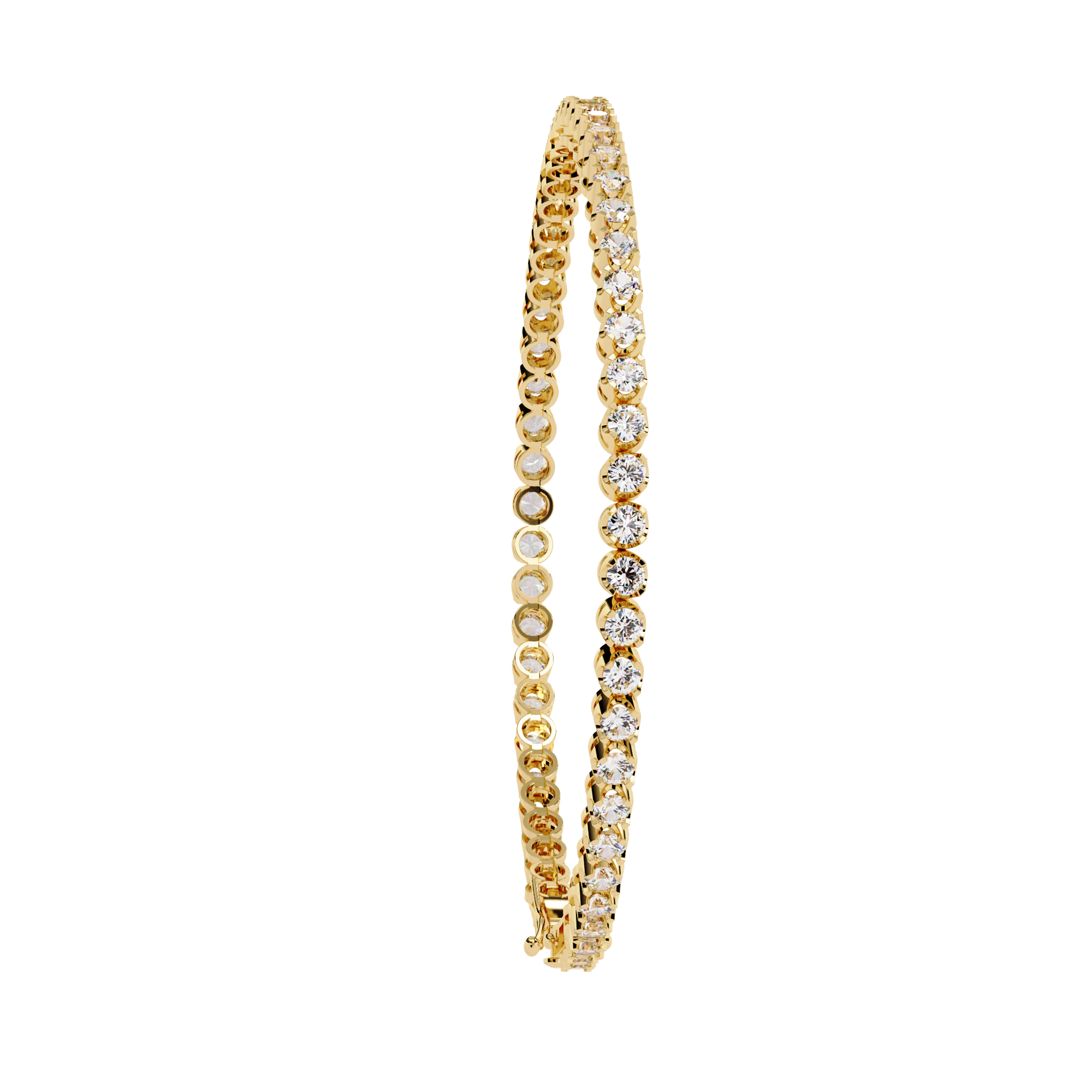 Tennis Diamond Bracelet in Round Lab Grown Diamonds