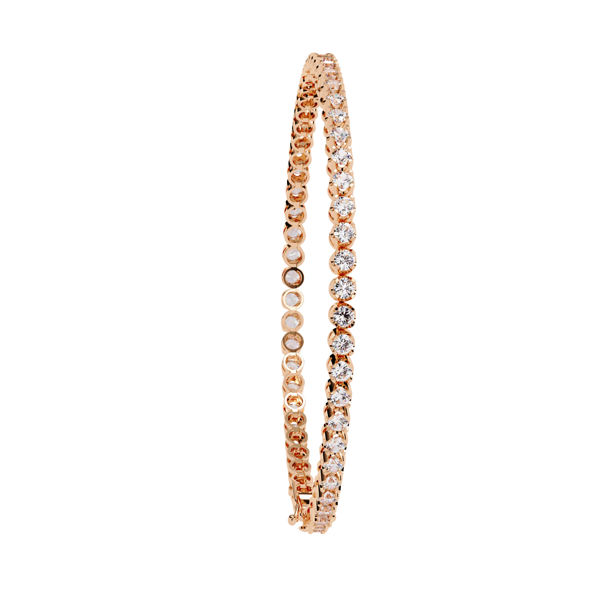 Tennis Diamond Bracelet in Round Lab Grown Diamonds