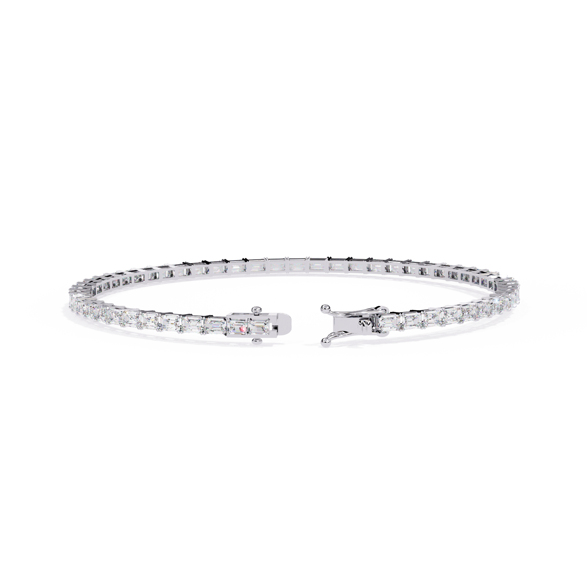 Emerald Cut Tennis Bracelet