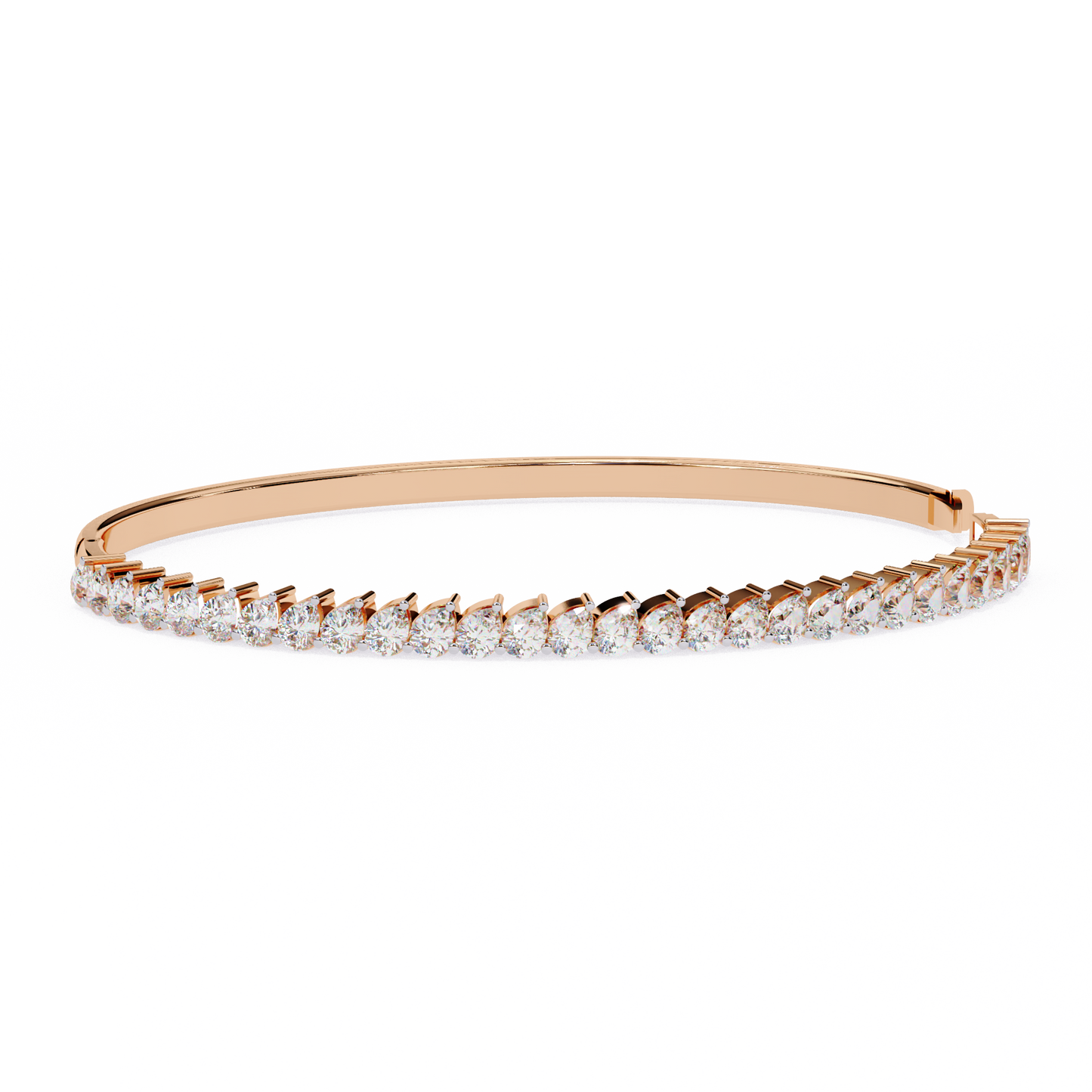 Lined in Light Diamond Kada Bracelet