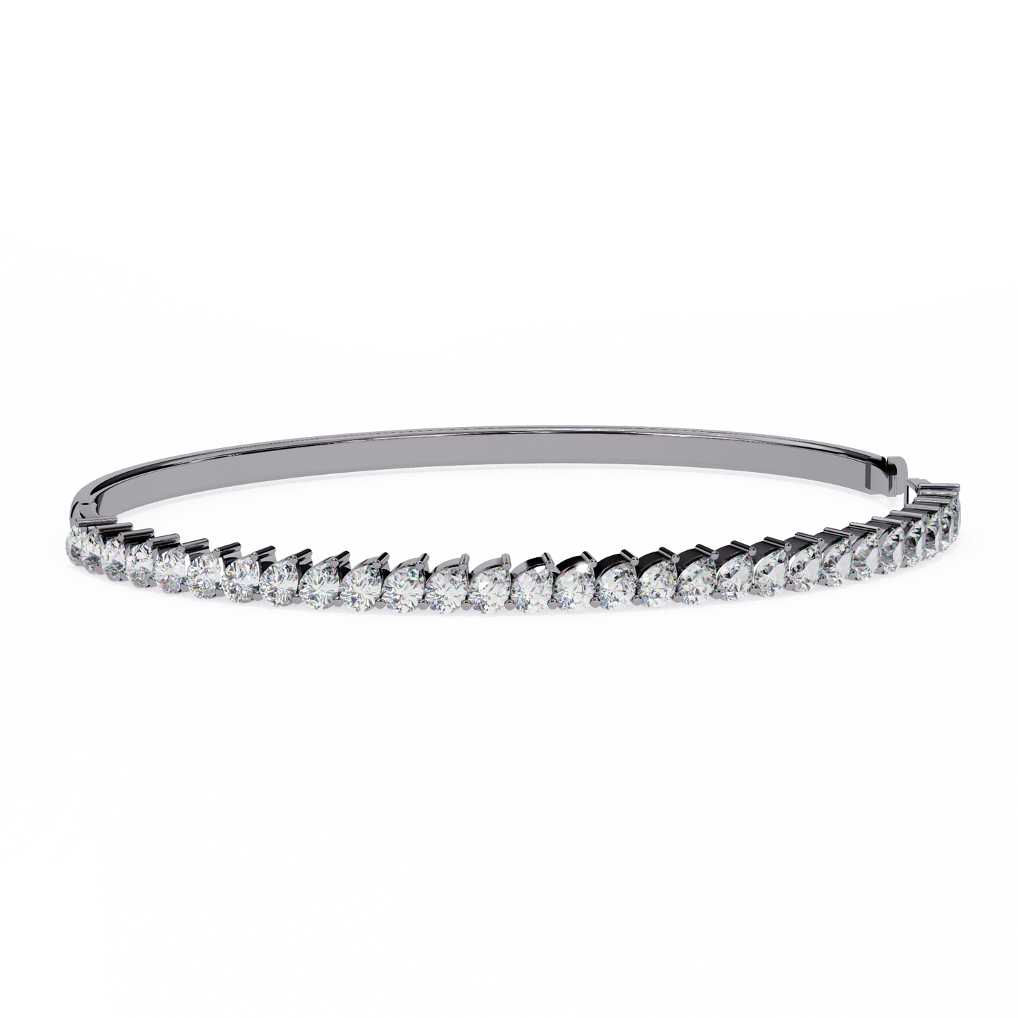Lined in Light Diamond Kada Bracelet