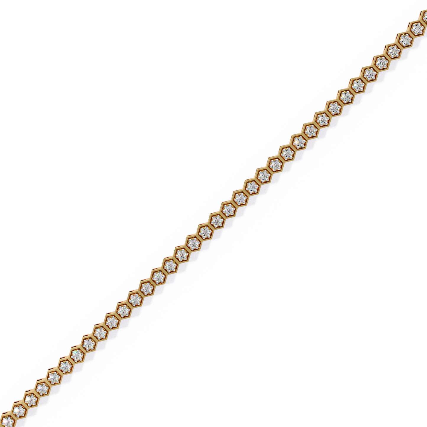 Honeycomb Diamond Bracelet