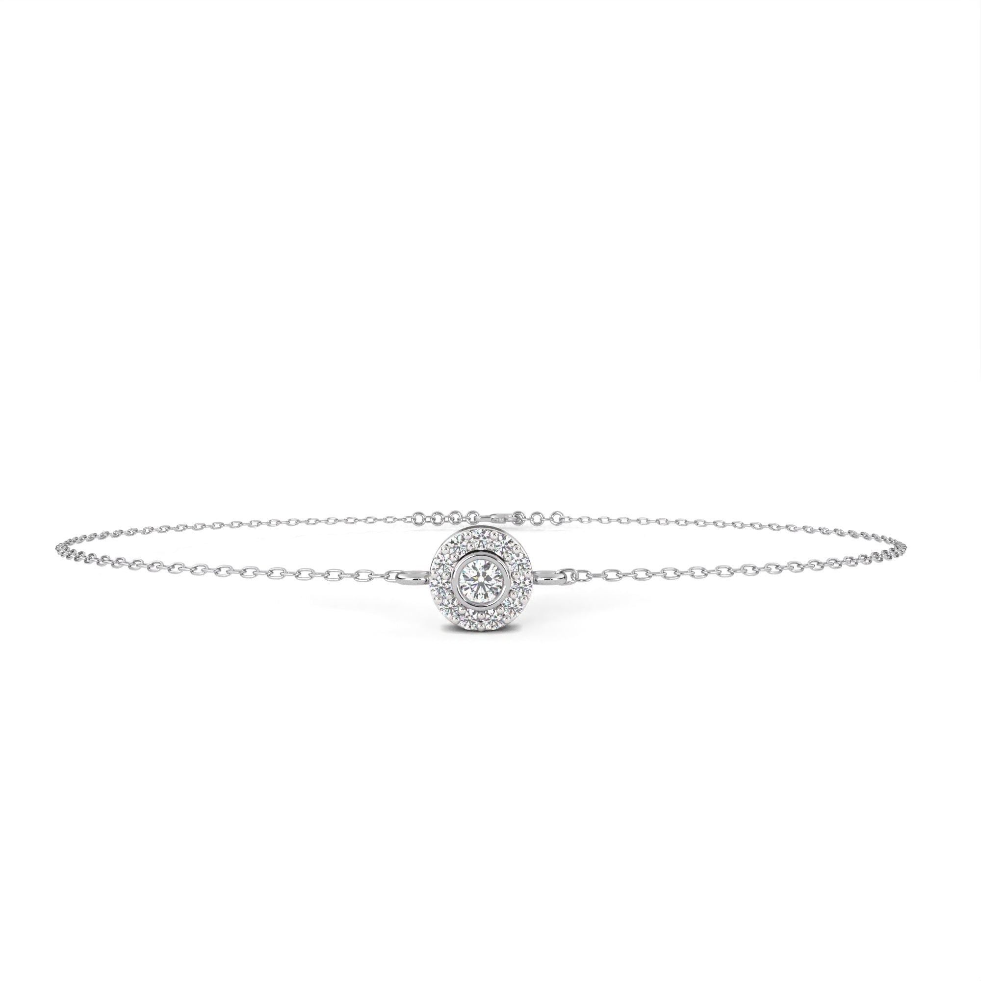 Centre of attention Lab Grown diamond bracelet
