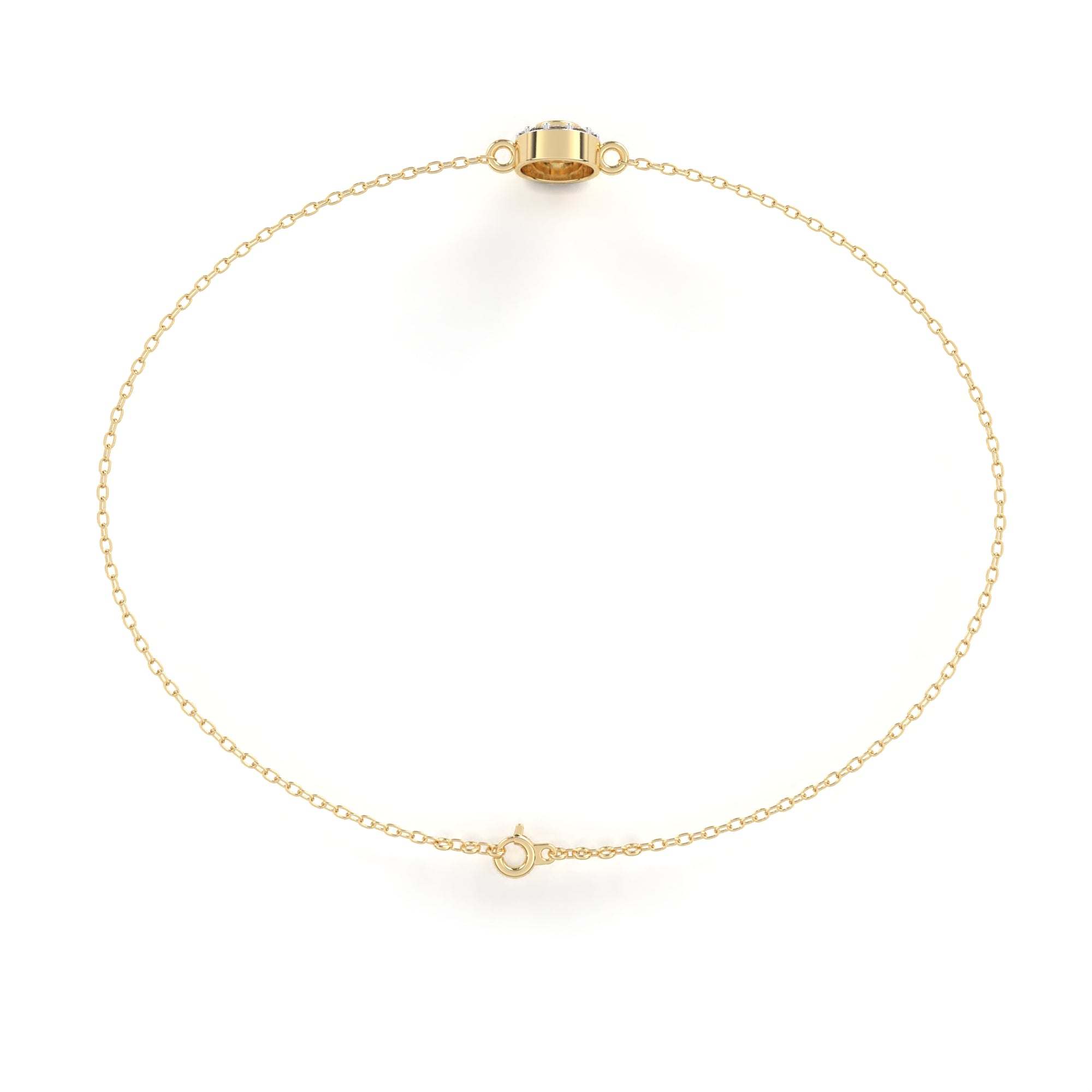 Centre of attention Lab Grown diamond bracelet