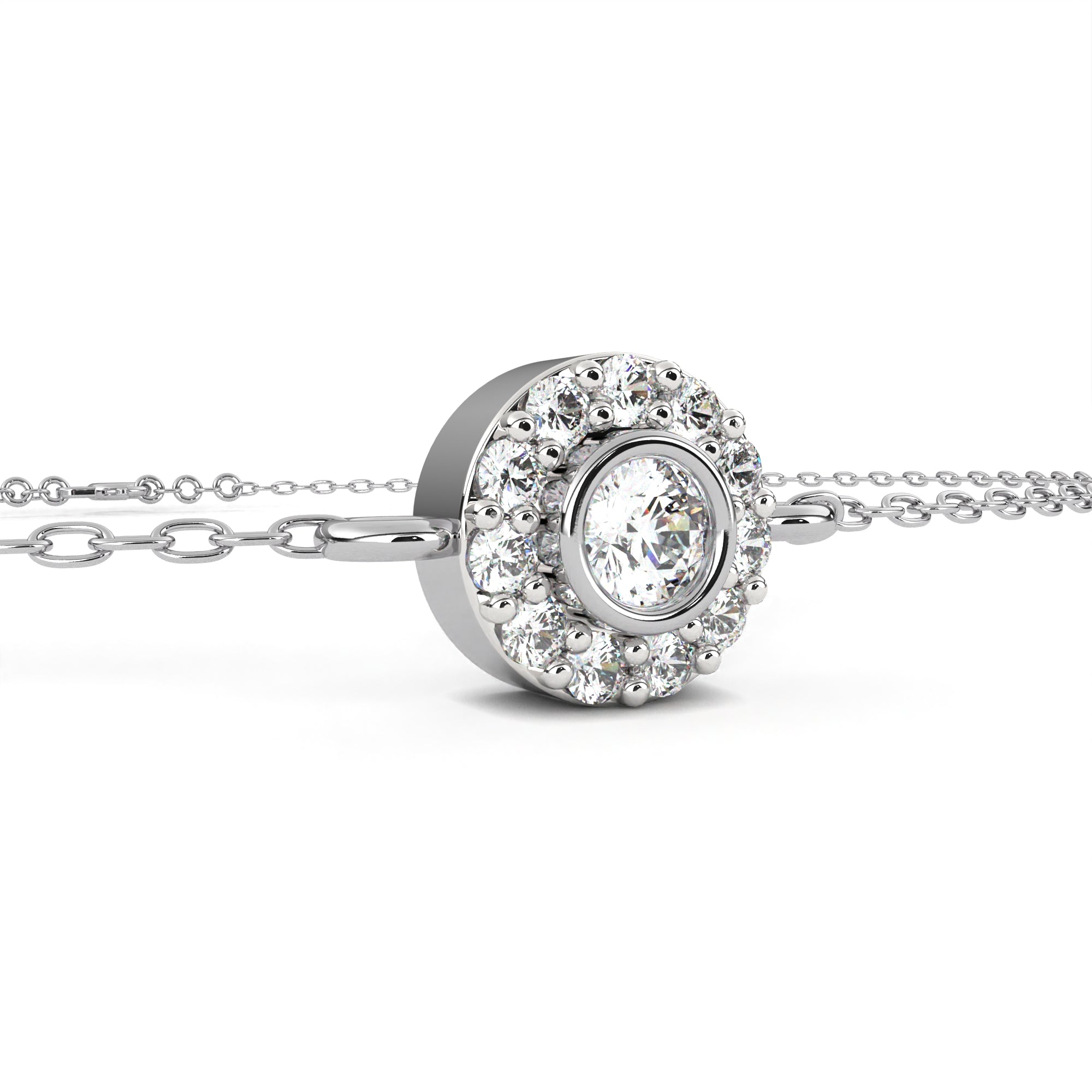 Centre of attention Lab Grown diamond bracelet