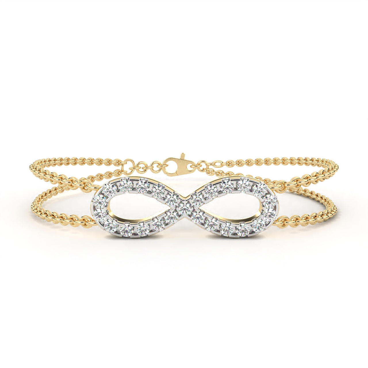 Infinity Bliss Lab Grown Diamond Bracelet